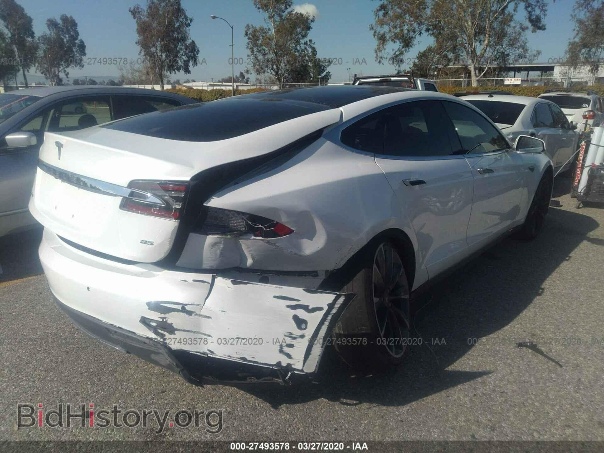 2014 TESLA MODEL S - VIN: 5YJSA1H1XEFP62222 - Фото 4
