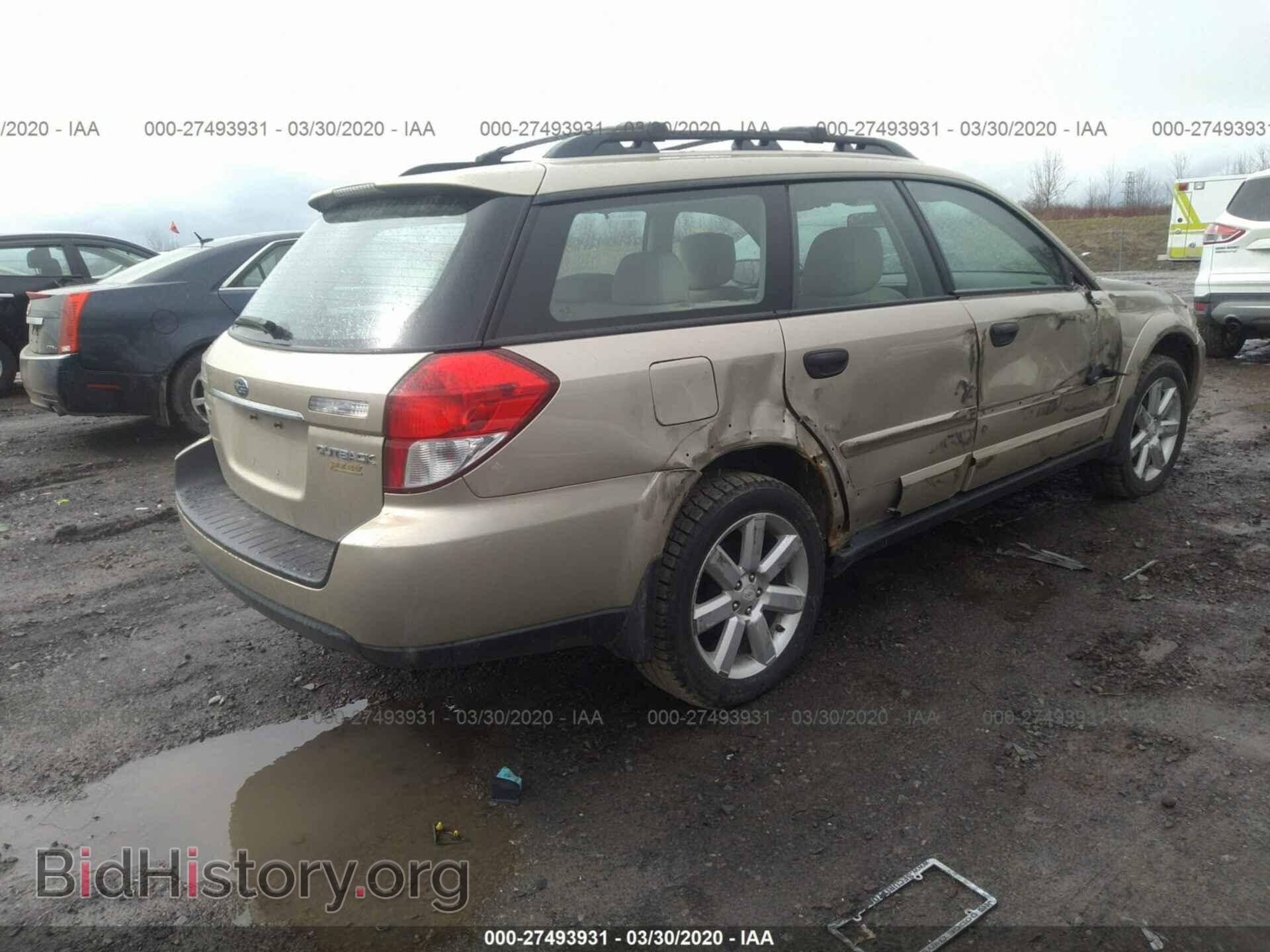 2008 SUBARU OUTBACK - VIN: 4S4BP61C387365576 - Фото 4