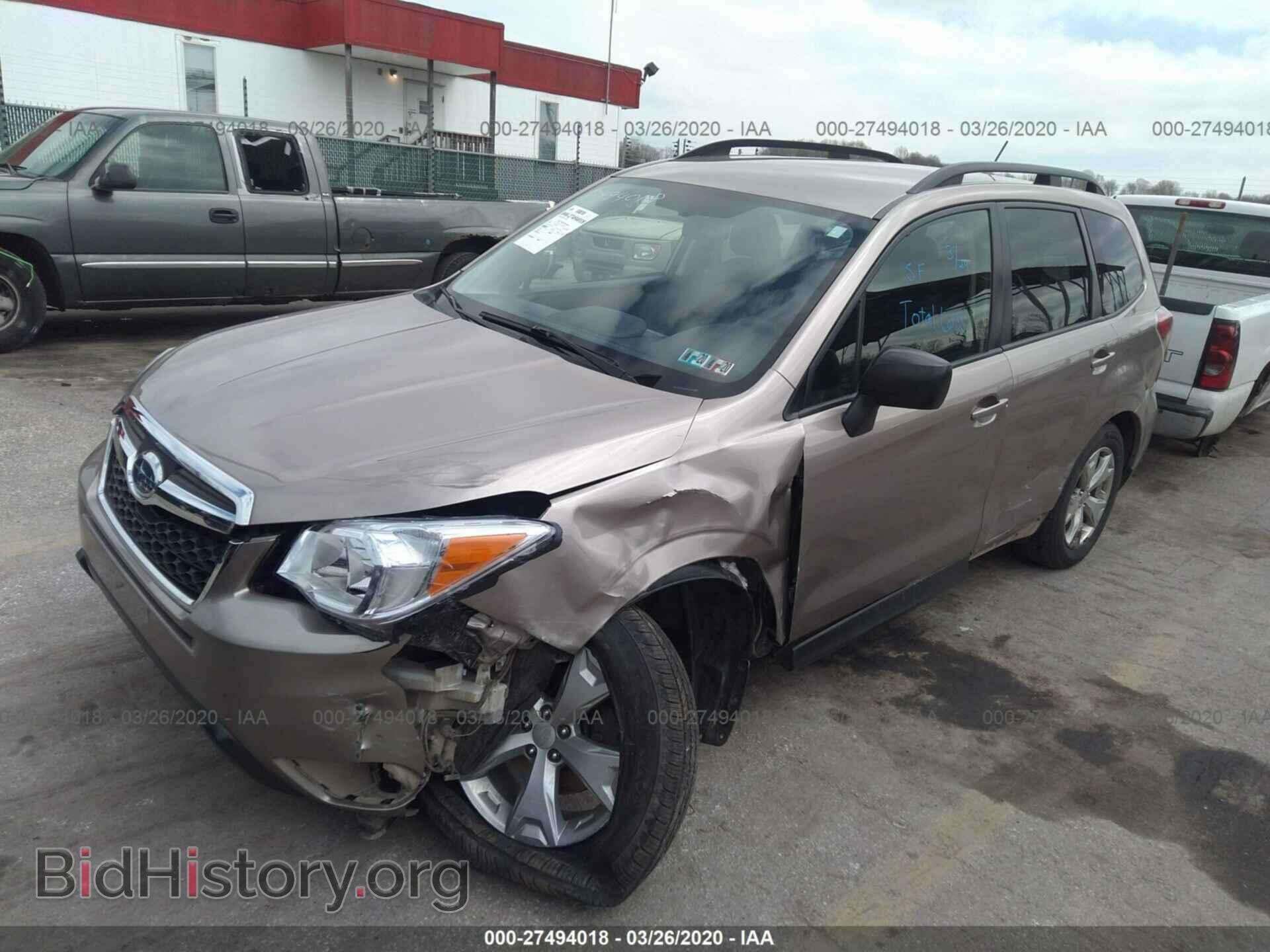 2015 SUBARU FORESTER - VIN: JF2SJABC1FH585041 - Фото 2