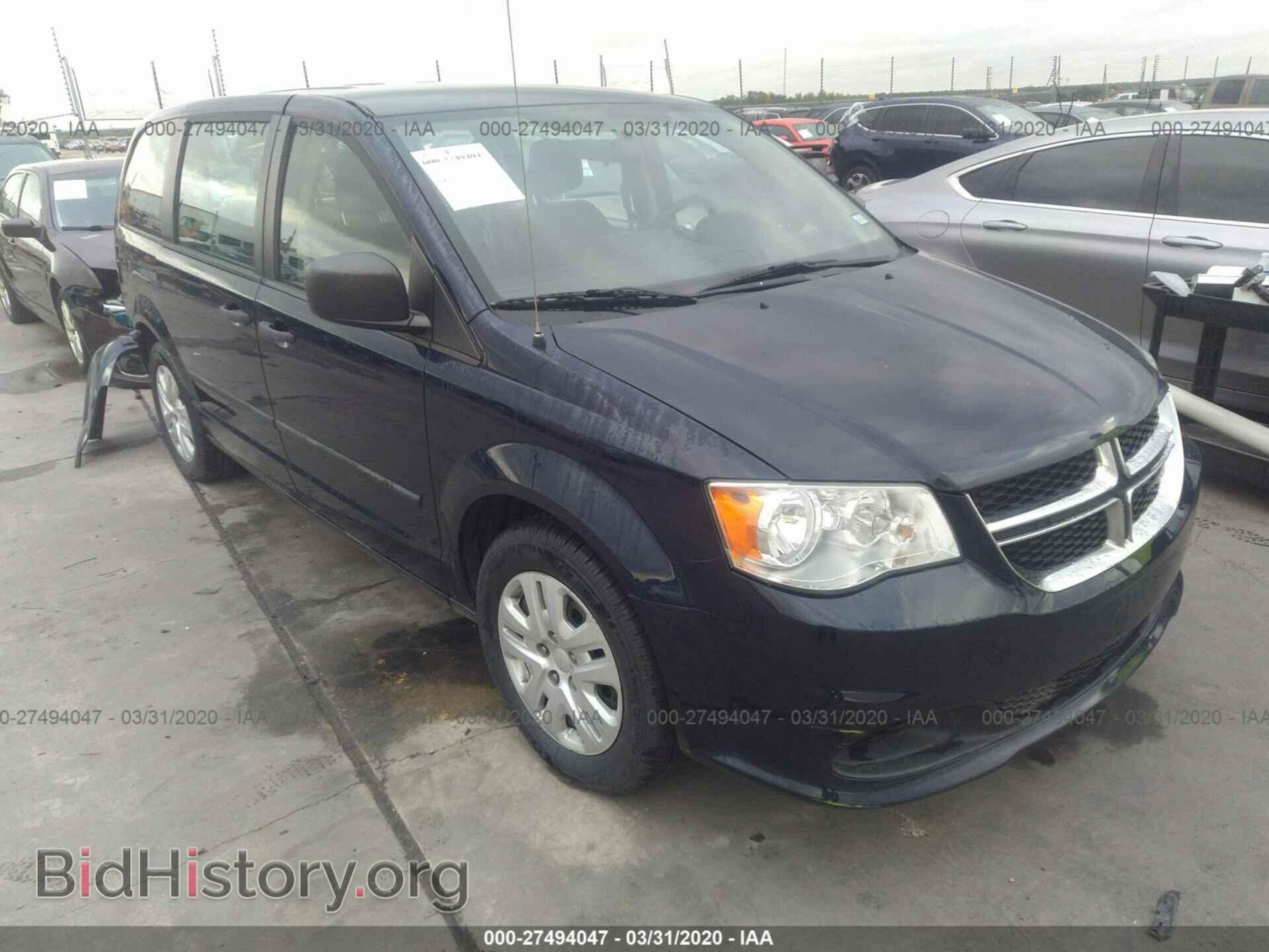 Фотография 2C4RDGBG2ER102136 - DODGE GRAND CARAVAN 2014