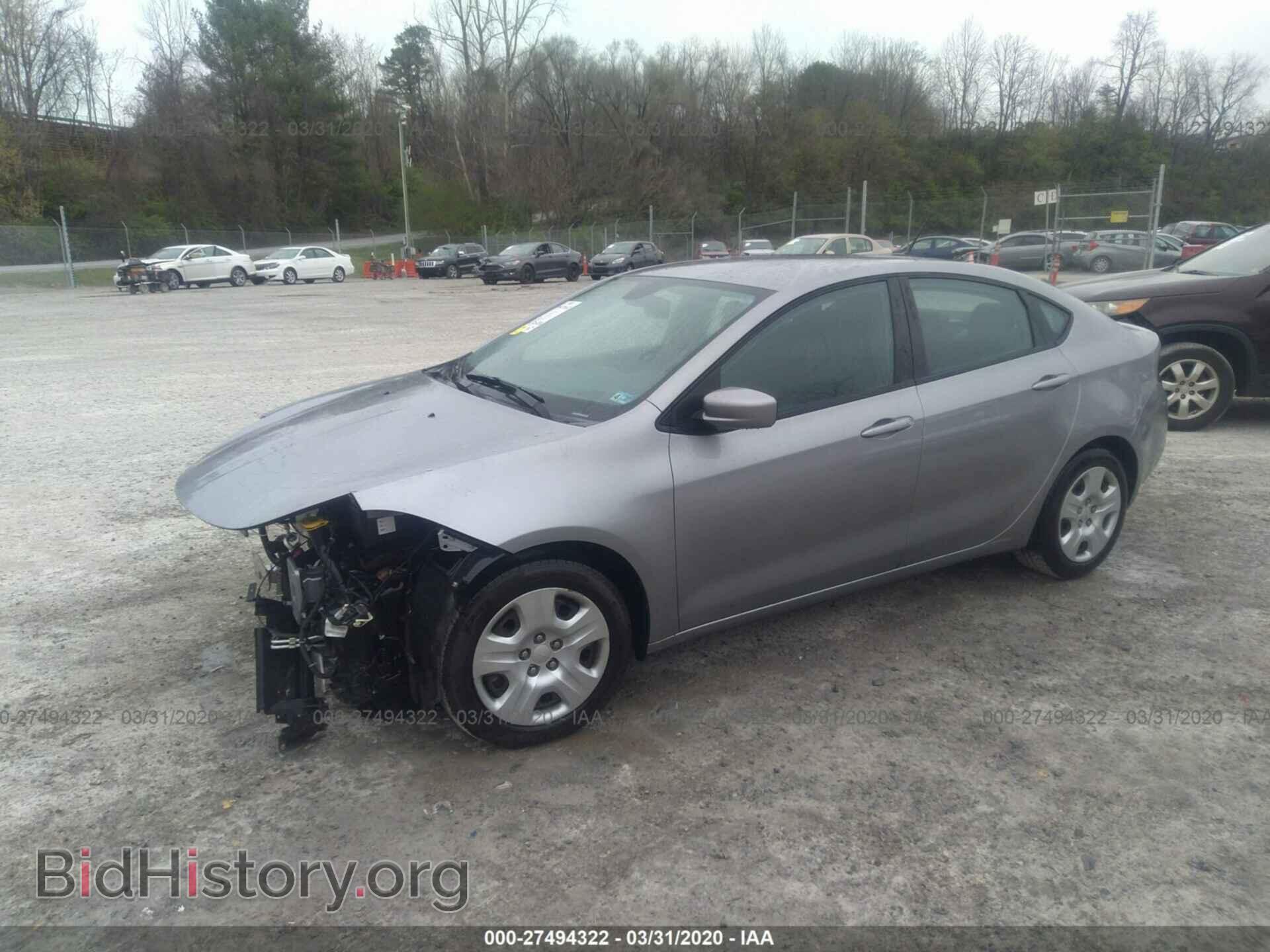 2015 DODGE DART - VIN: 1C3CDFAA3FD224882 - Фото 2