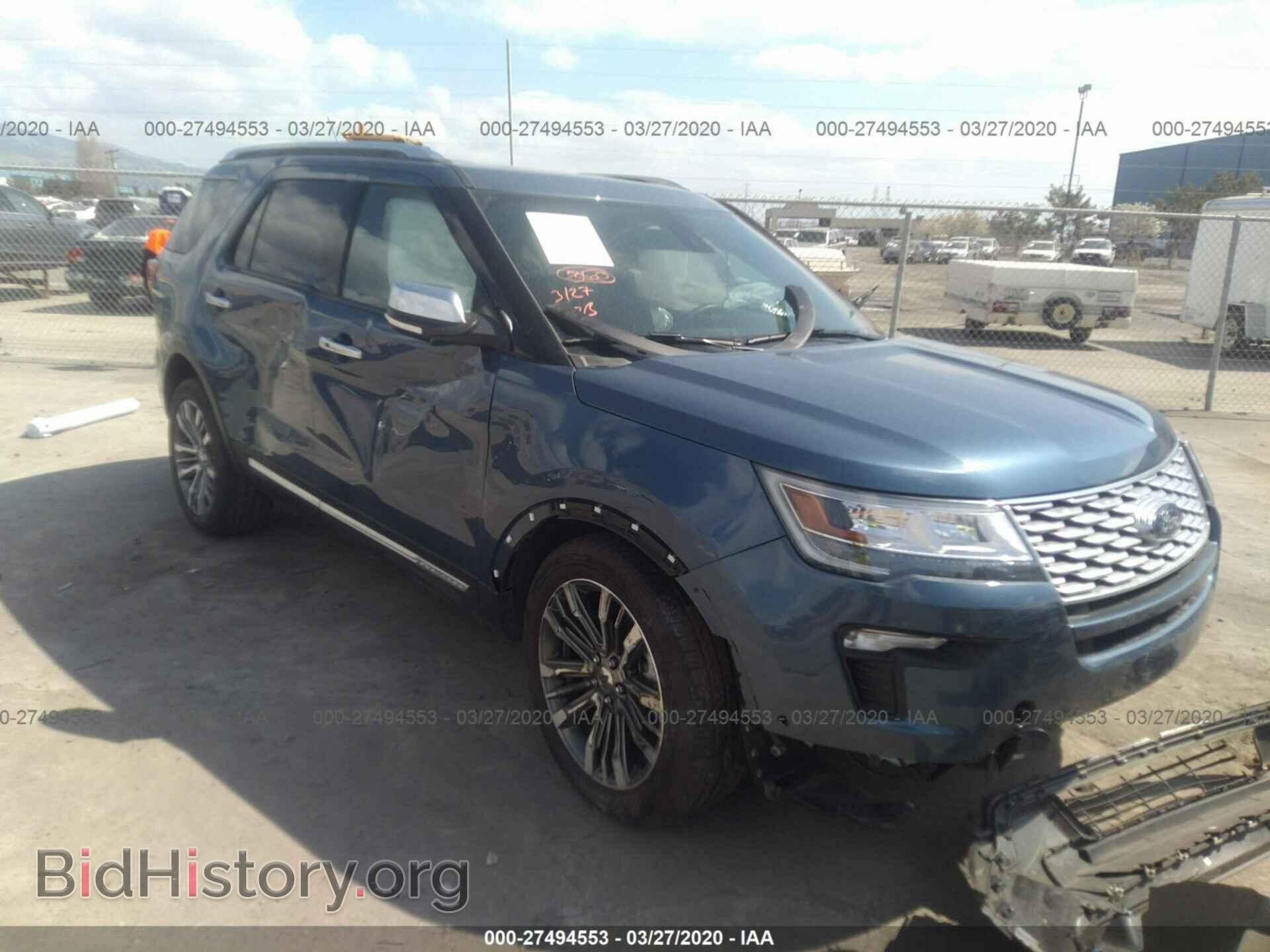 Фотография 1FM5K8HTXJGB32541 - FORD EXPLORER 2018