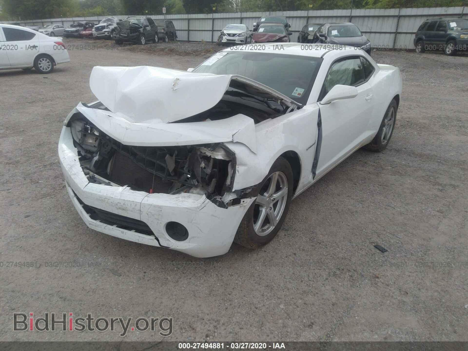 2013 CHEVROLET CAMARO - VIN: 2G1FA1E33D9130763 - Фото 2