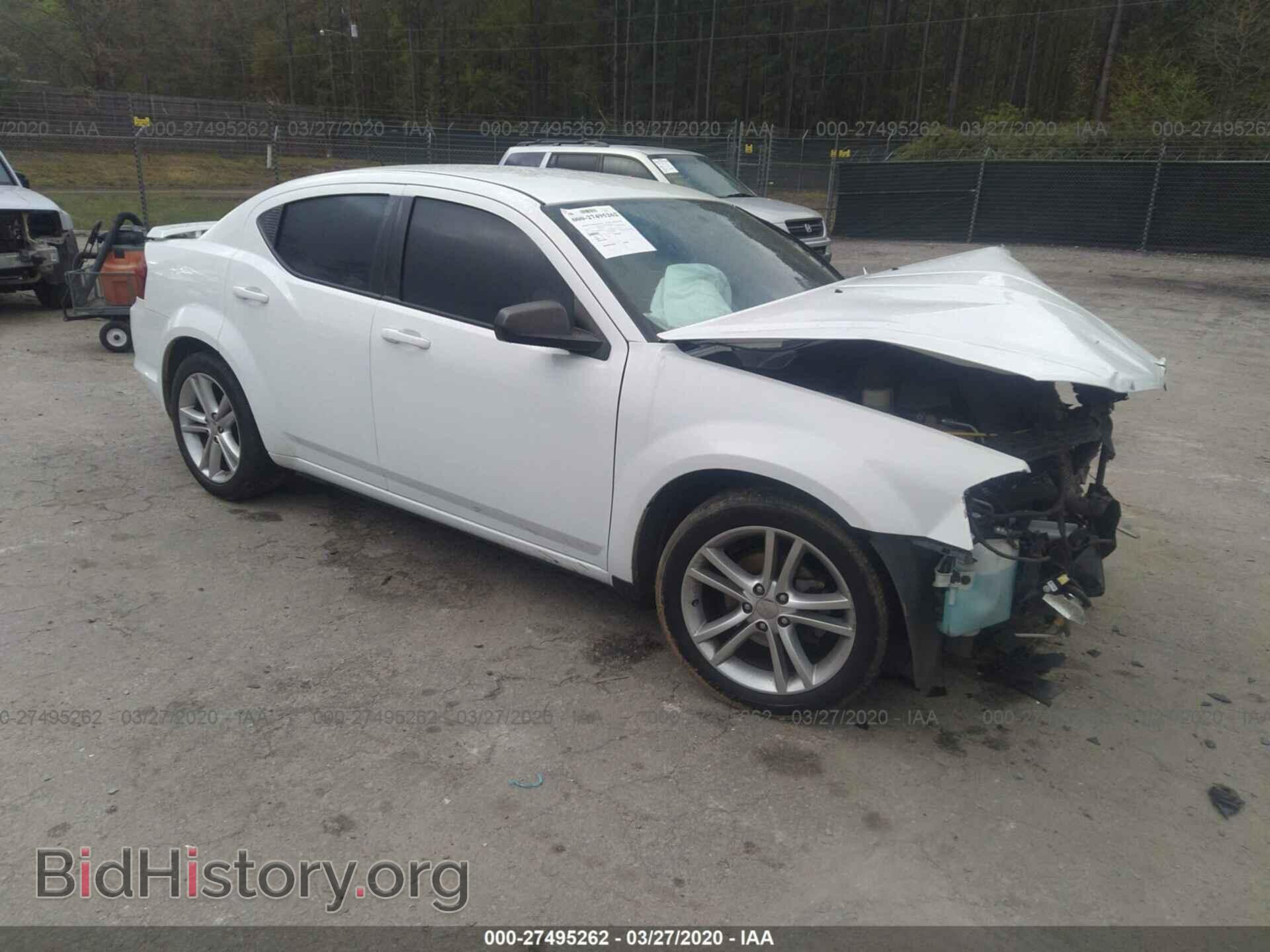 Фотография 1C3CDZAG3EN132511 - DODGE AVENGER 2014