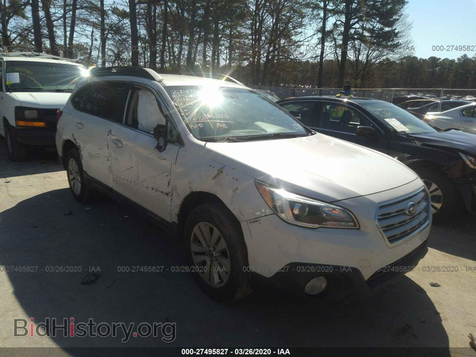 Photo 4S4BSBFC4F3249503 - SUBARU OUTBACK 2015