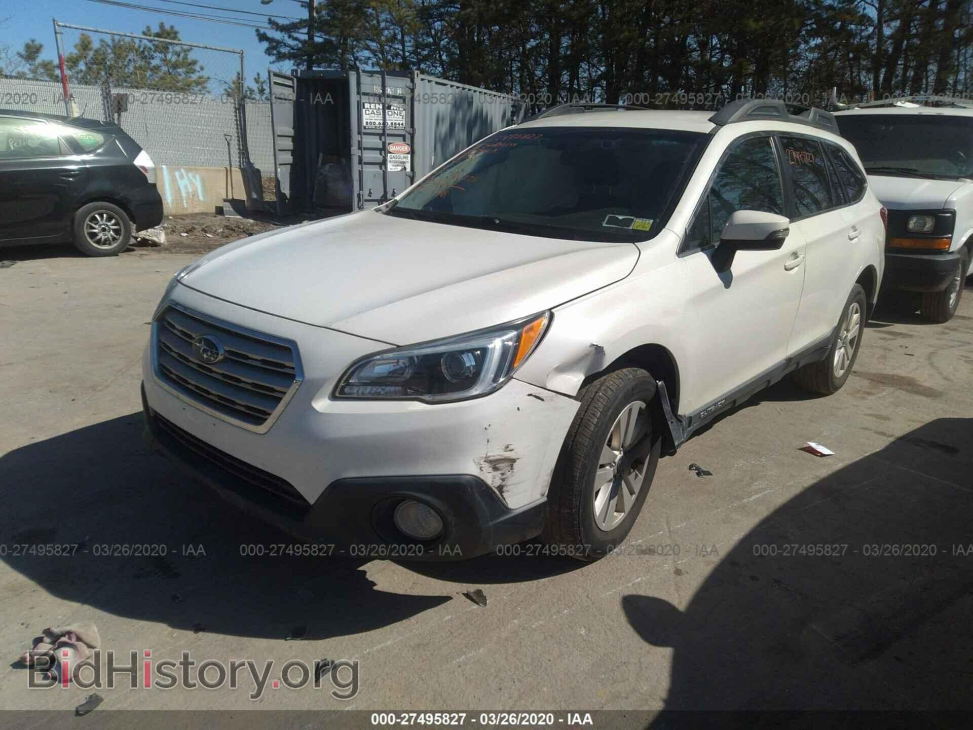 2015 SUBARU OUTBACK - VIN: 4S4BSBFC4F3249503 - Photo 2