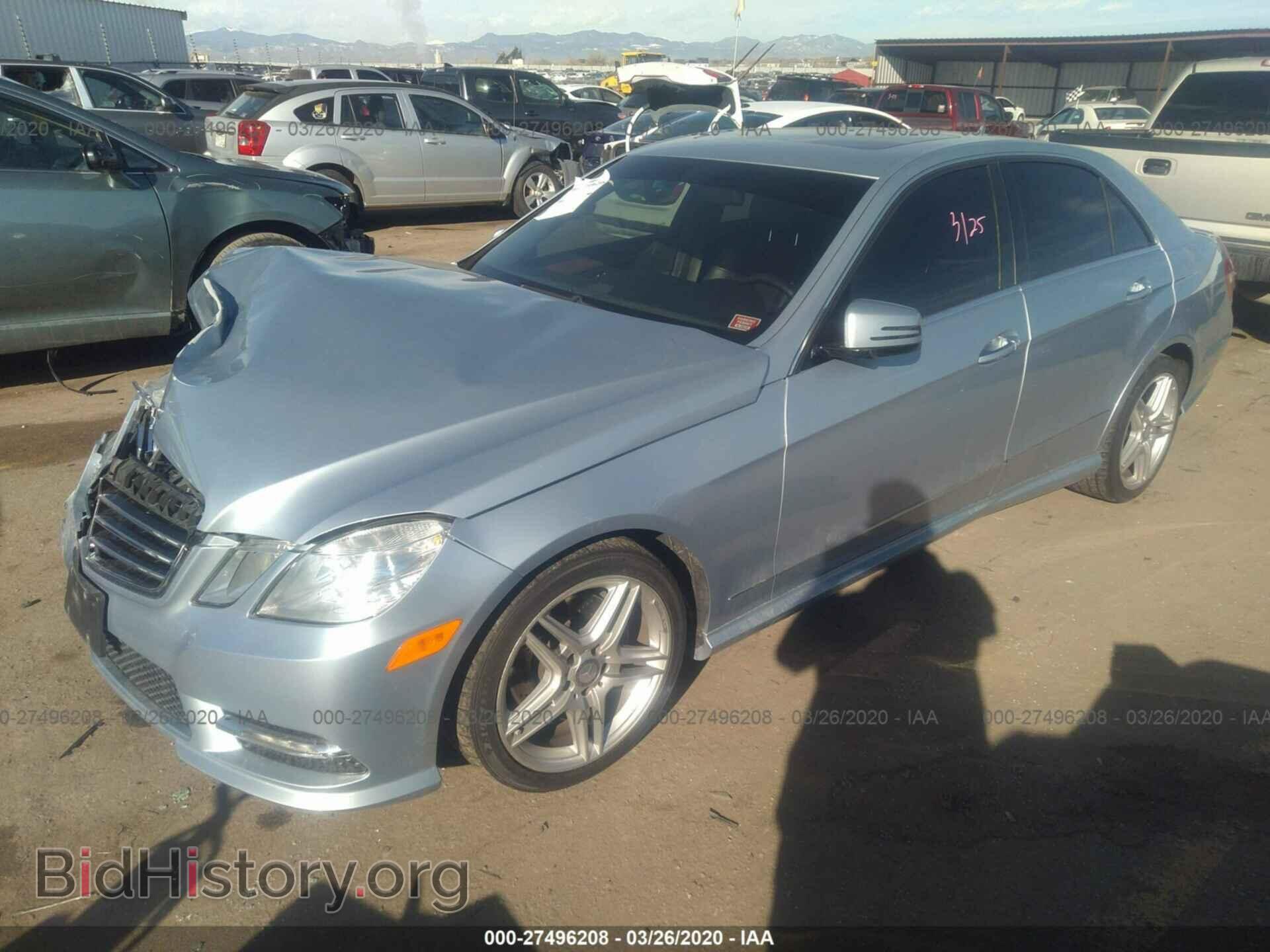 2013 MERCEDES-BENZ E - VIN: WDDHF8JB7DA687368 - Фото 2
