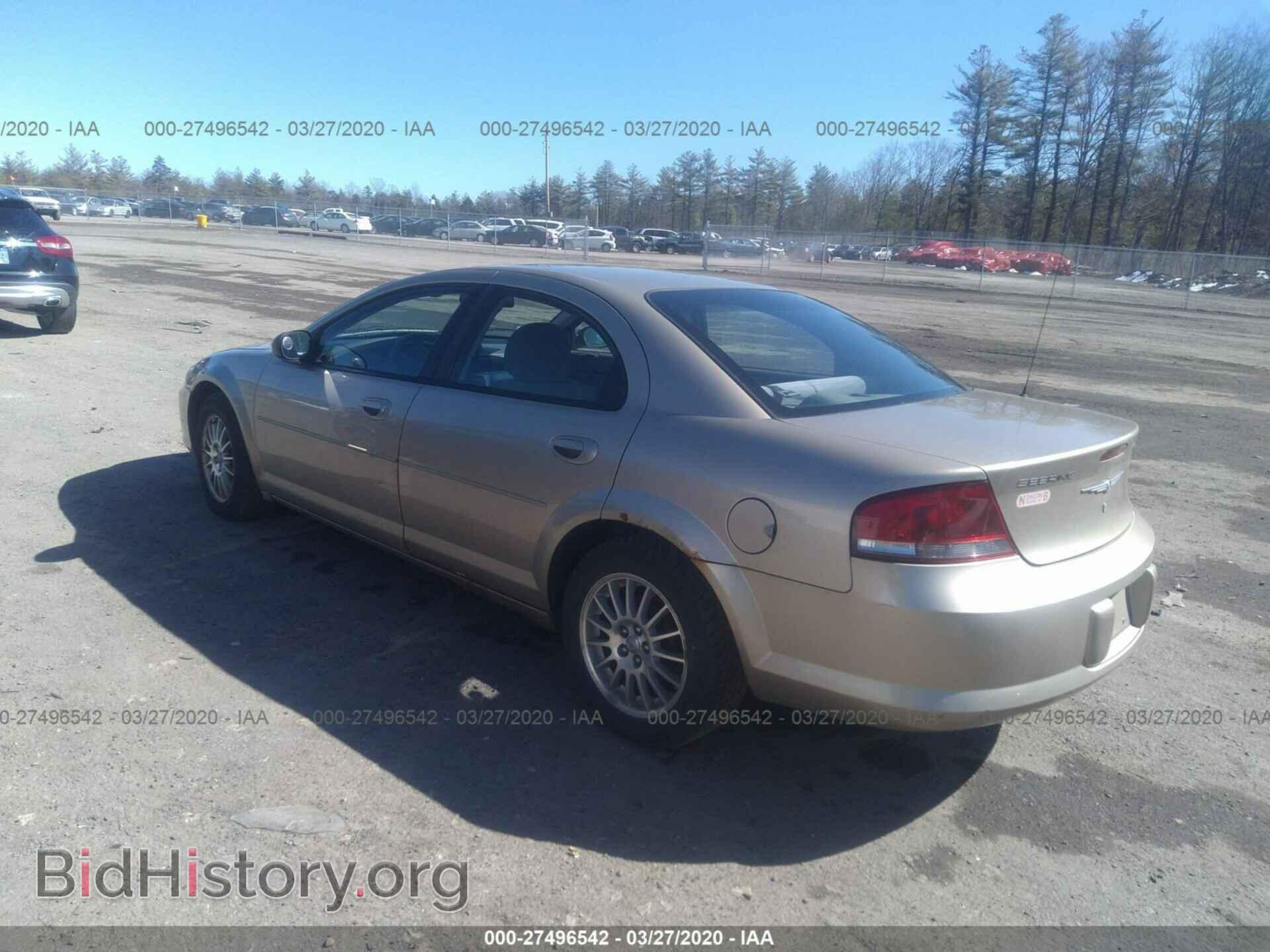 2004 CHRYSLER SEBRING - VIN: 1C3EL56R44N350664 - Фото 3