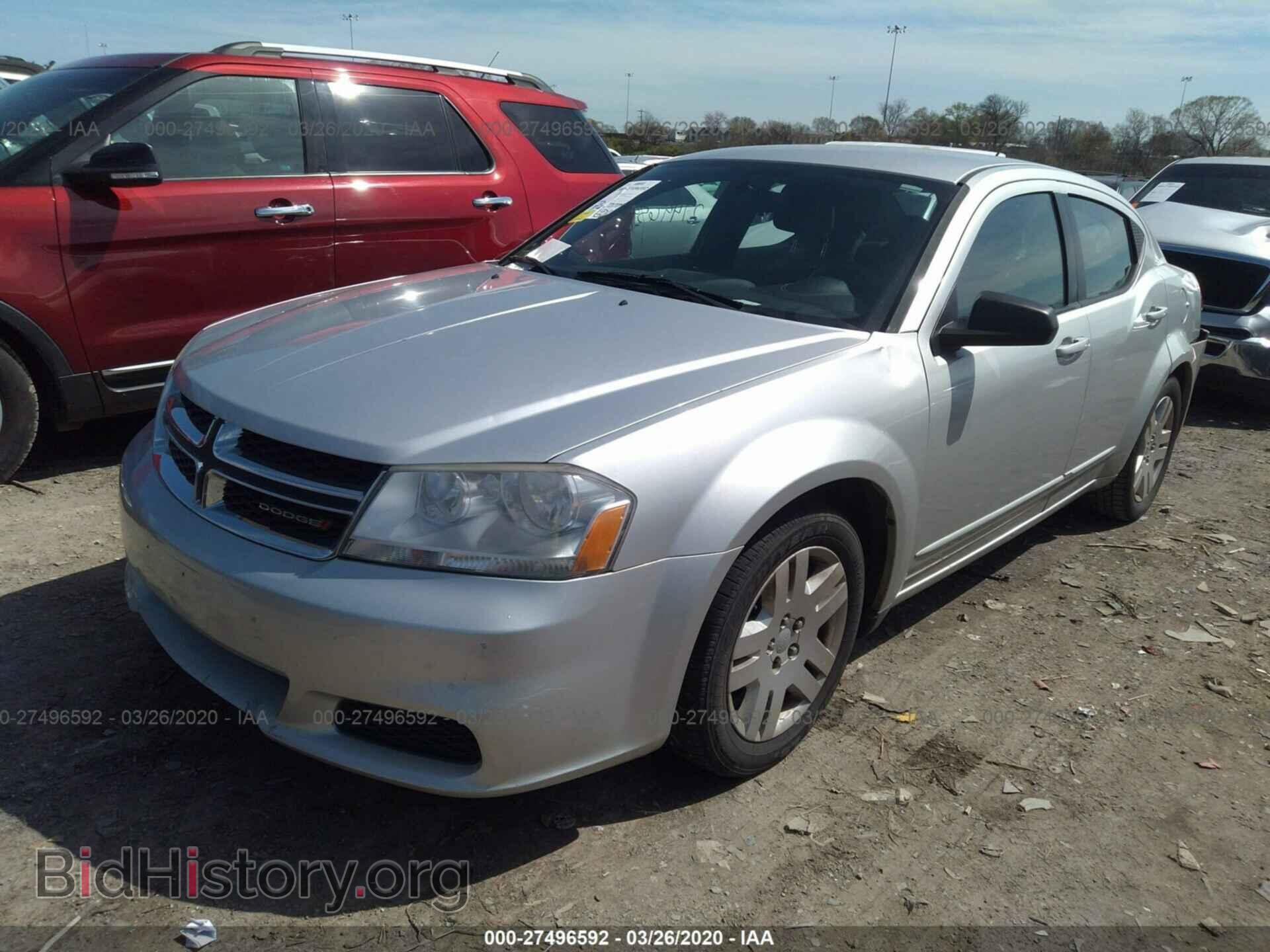 2012 DODGE AVENGER - VIN: 1C3CDZAB3CN259132 - Фото 2