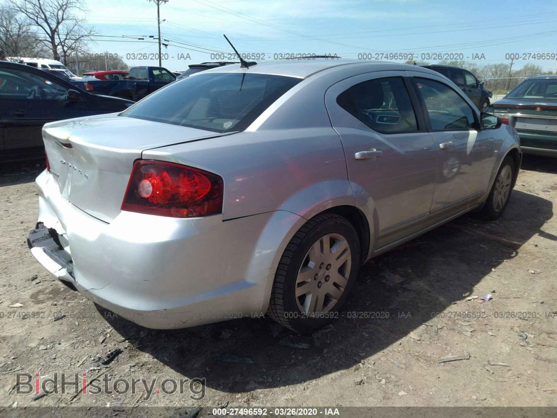 2012 DODGE AVENGER - VIN: 1C3CDZAB3CN259132 - Фото 4