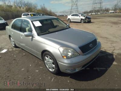 2002 Lexus LS 430, silver — VIN JTHBN30F920082411, IAAI