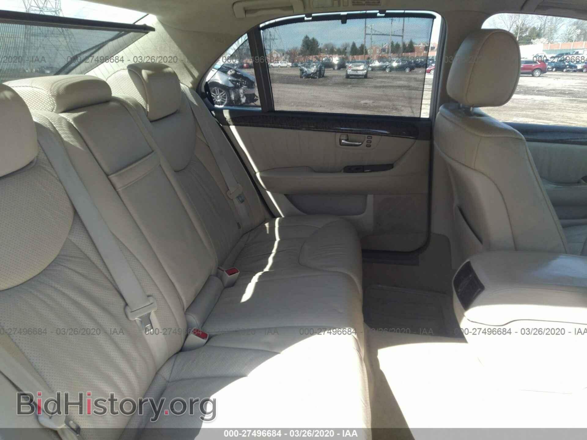 2002 LEXUS LS - VIN: JTHBN30F920082411 - Фото 8