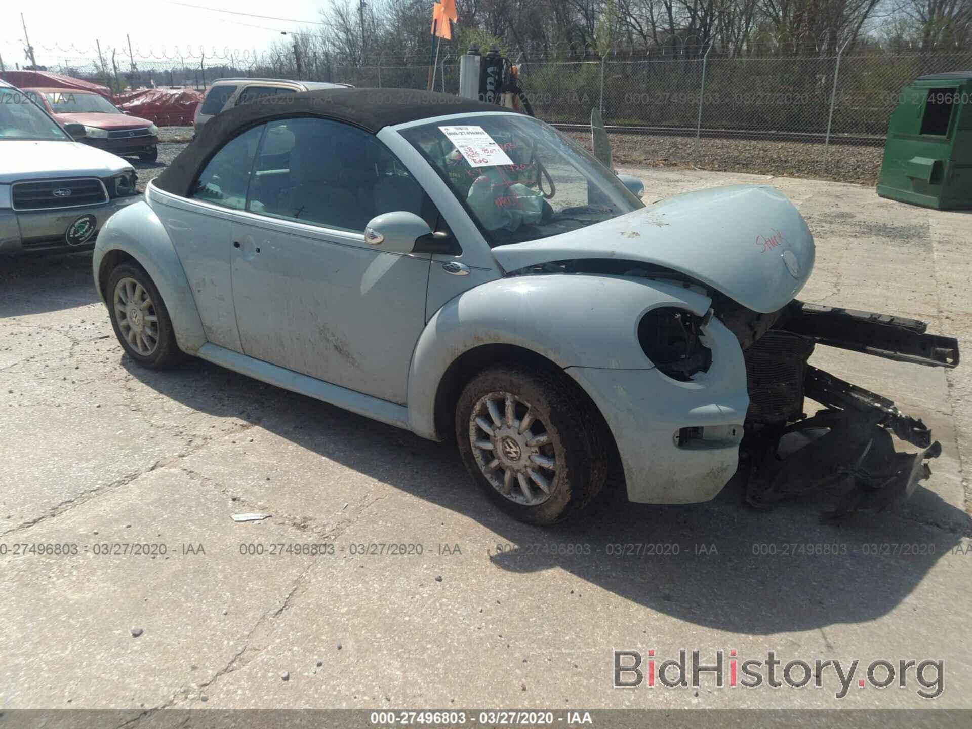 Photo 3VWCM31YX5M369148 - VOLKSWAGEN NEW BEETLE CONVERTIBLE 2005