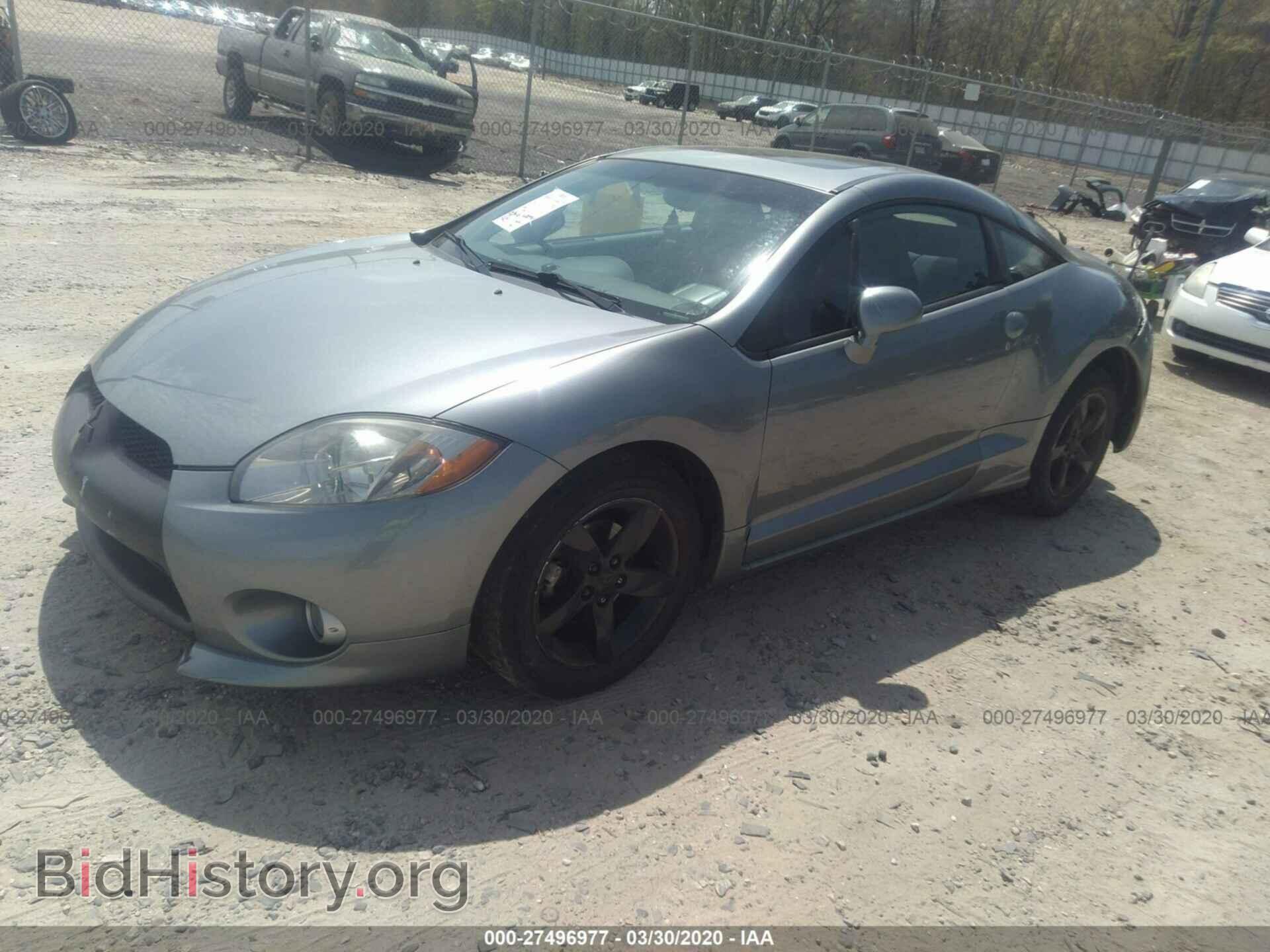 2007 MITSUBISHI ECLIPSE - VIN: 4A3AK34T07E011028 - Фото 2