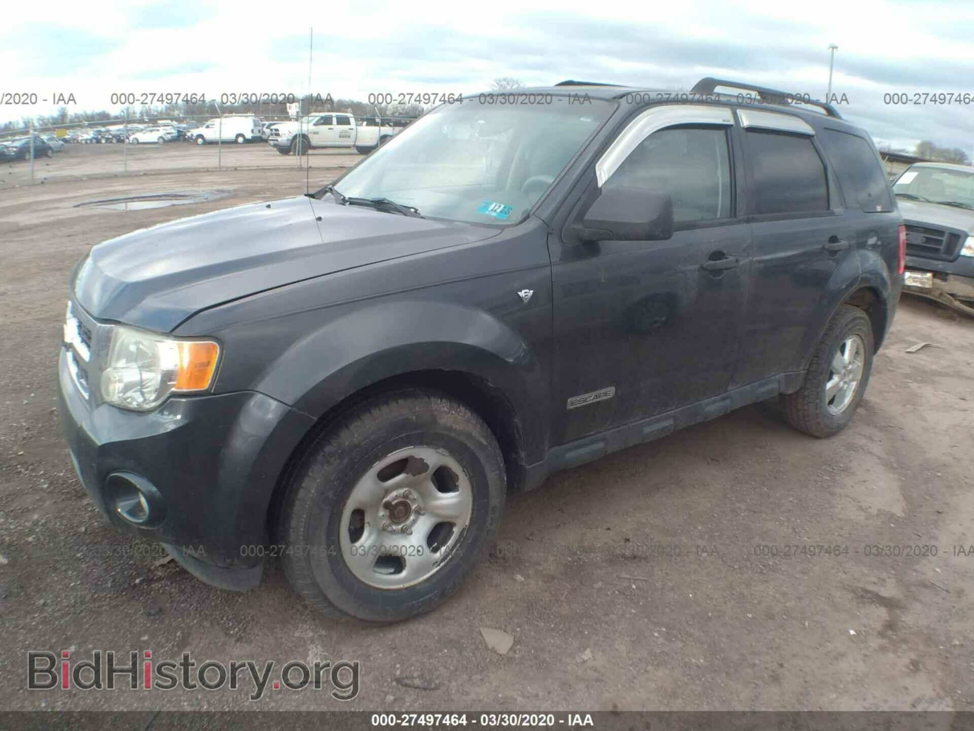 2008 FORD ESCAPE - VIN: 1FMCU93138KB79320 - Фото 2