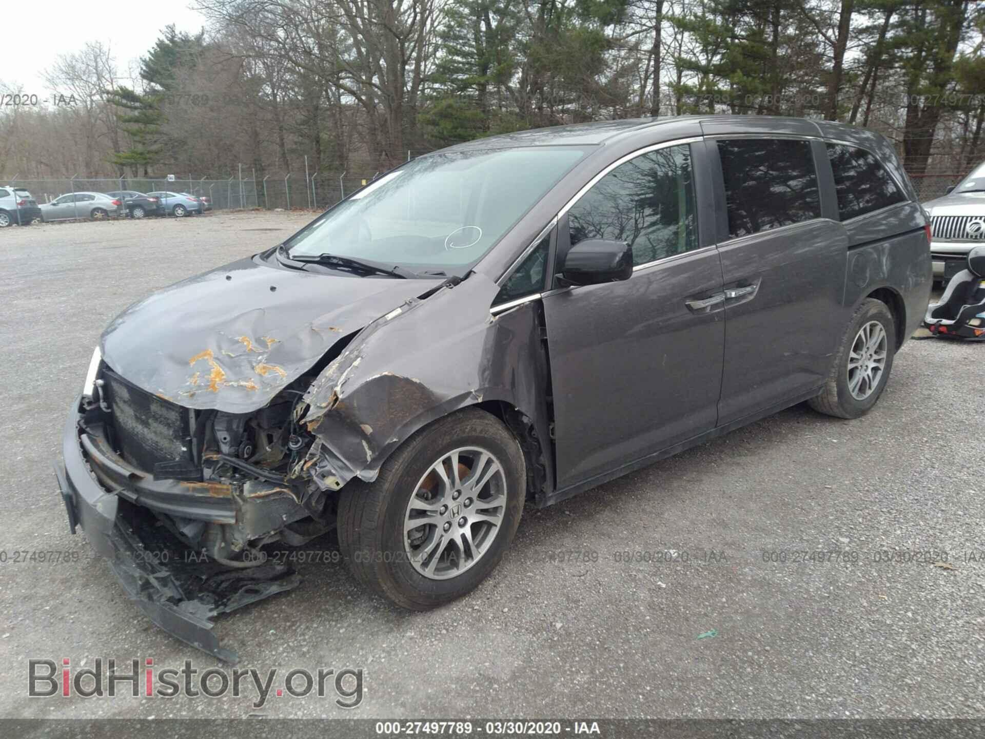 2013 HONDA ODYSSEY - VIN: 5FNRL5H4XDB050334 - Фото 2