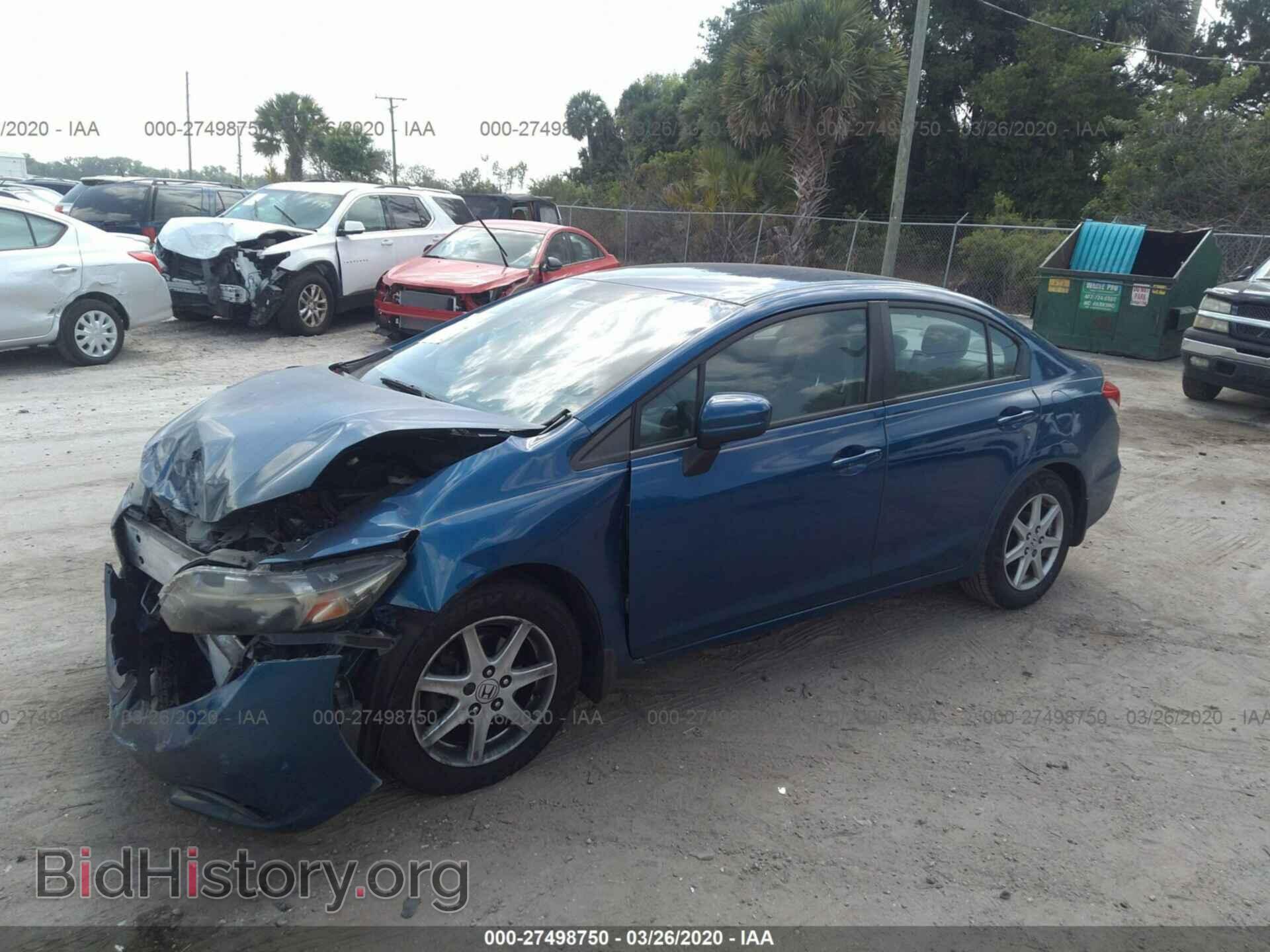 2014 HONDA CIVIC - VIN: 19XFB2F54EE043631 - Photo 2