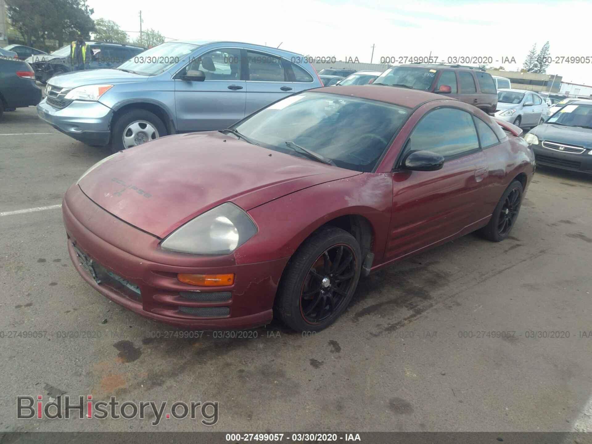 2000 MITSUBISHI ECLIPSE - VIN: 4A3AC34G1YE101600 - Photo 2