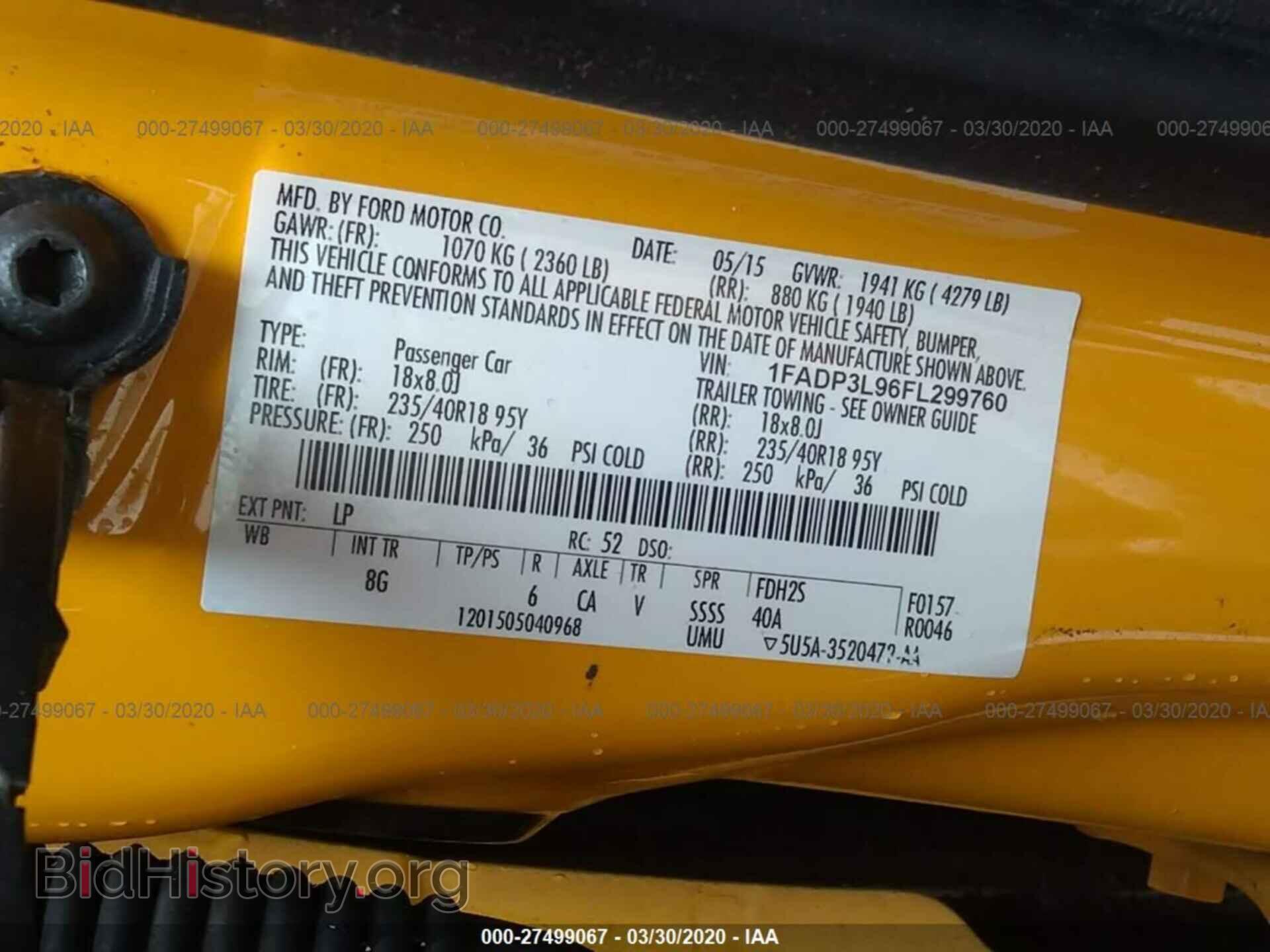 2015 FORD FOCUS - VIN: 1FADP3L96FL299760 - Photo 9