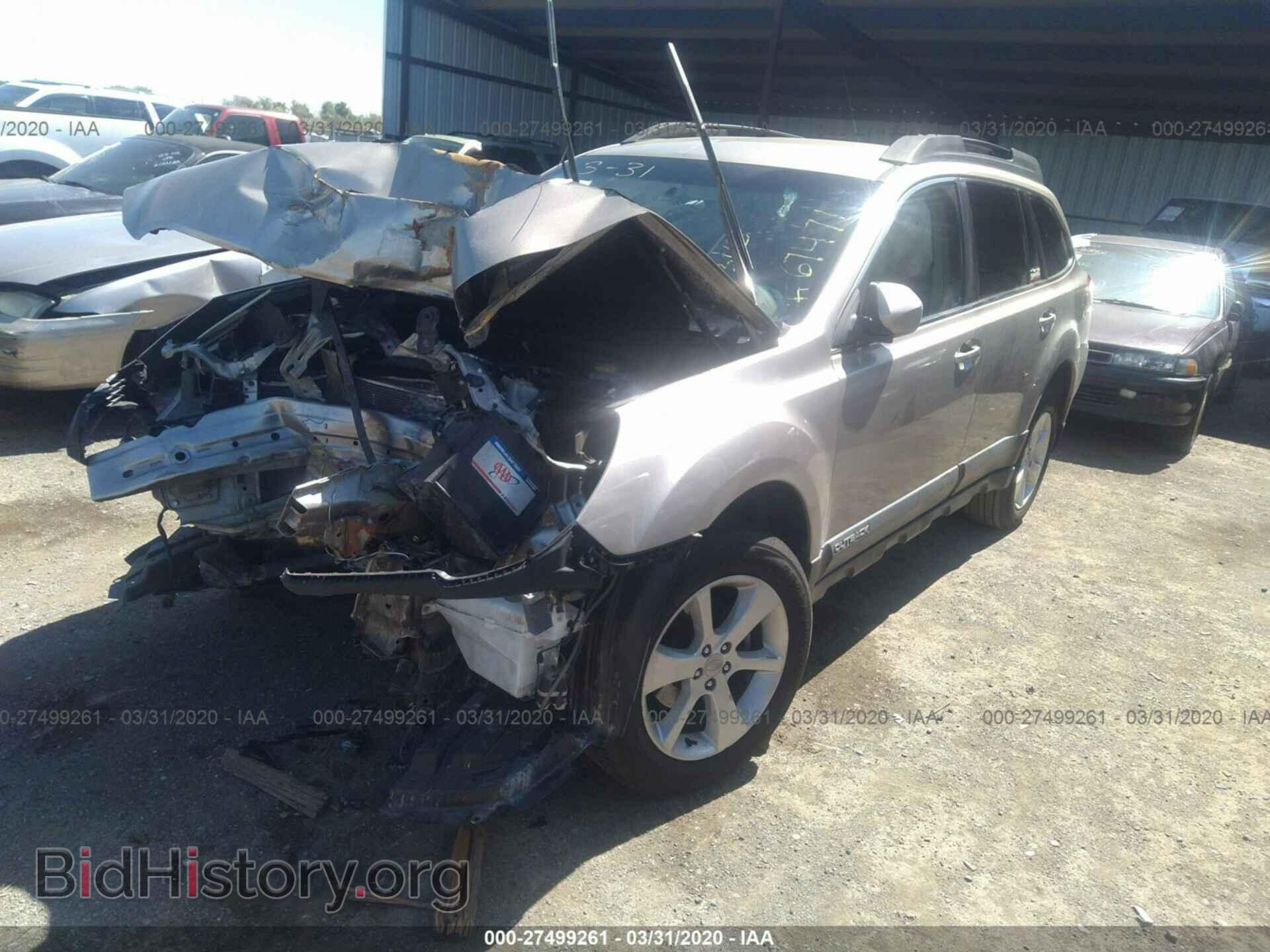 2014 SUBARU OUTBACK - VIN: 4S4BRBCC5E3203130 - Фото 2