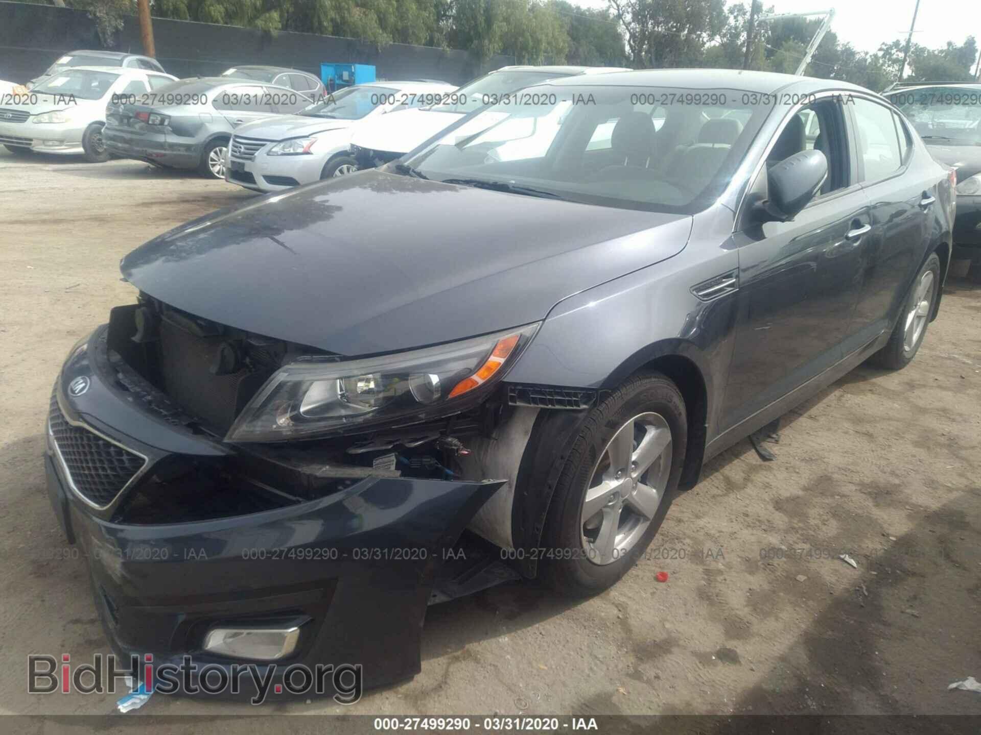2015 KIA OPTIMA - VIN: 5XXGM4A78FG487591 - Фото 2
