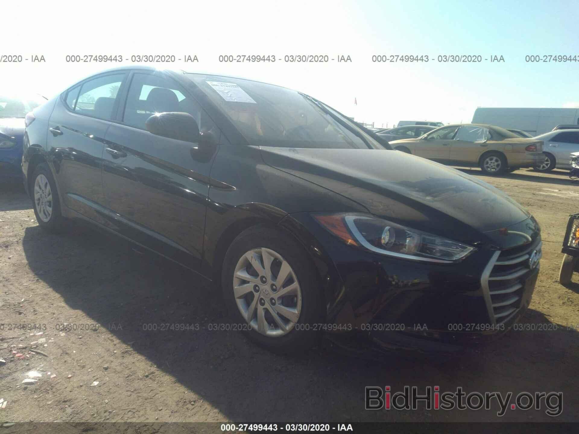 Photo KMHD74LF2HU359015 - HYUNDAI ELANTRA 2017