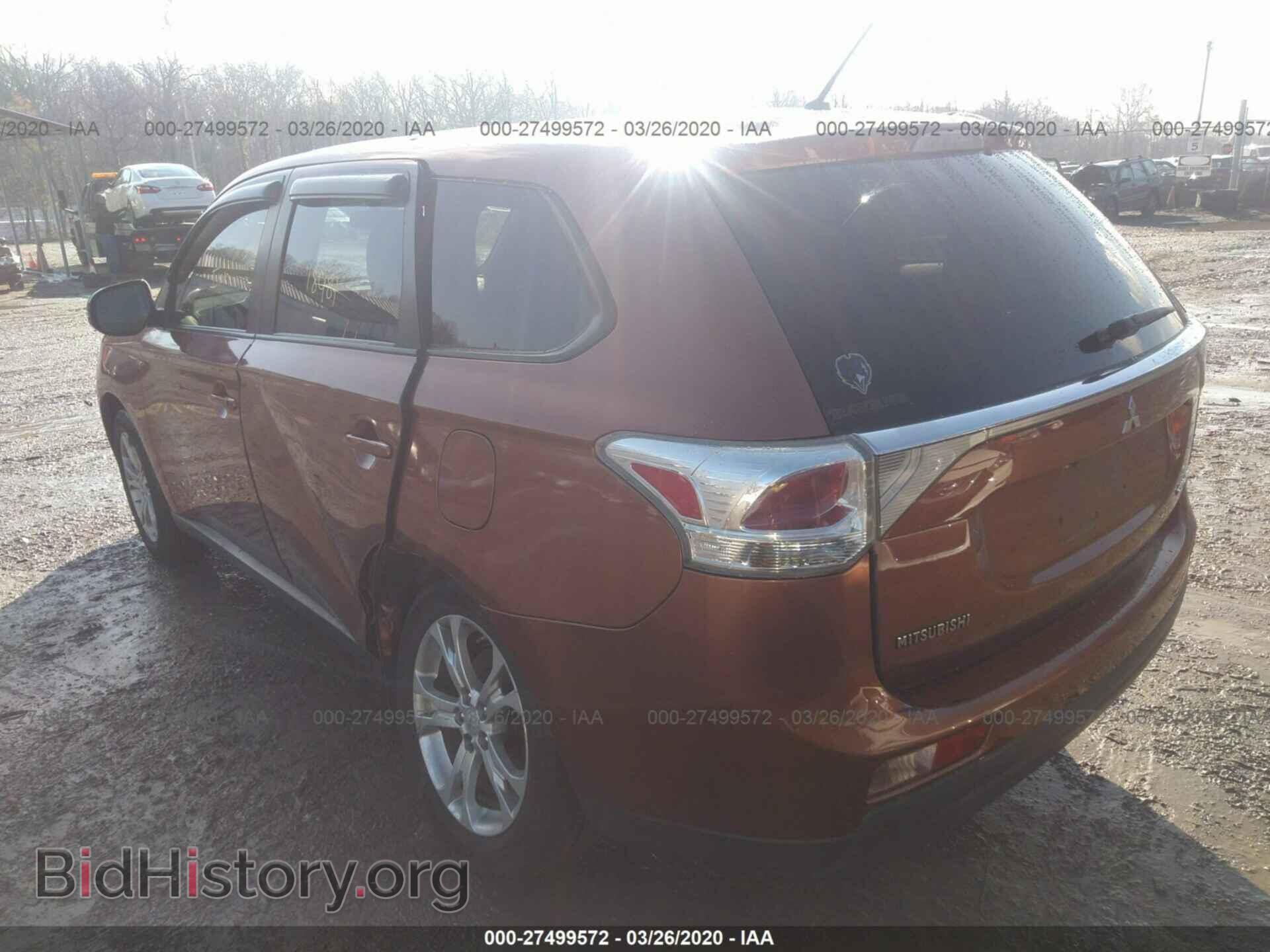 2014 MITSUBISHI OUTLANDER - VIN: JA4AZ3A33EZ018347 - Фото 3