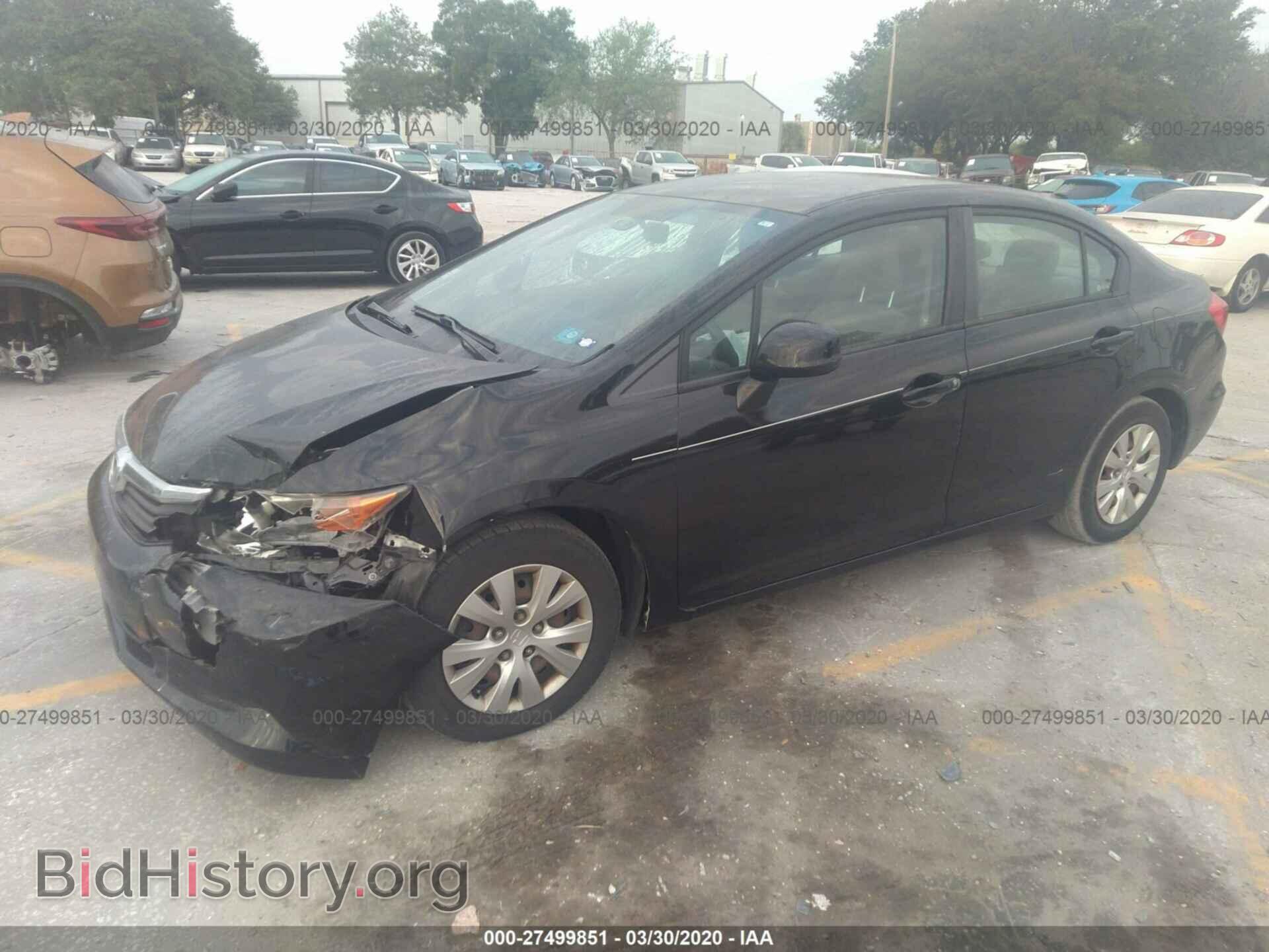 2012 HONDA CIVIC - VIN: 19XFB2F56CE013155 - Photo 2