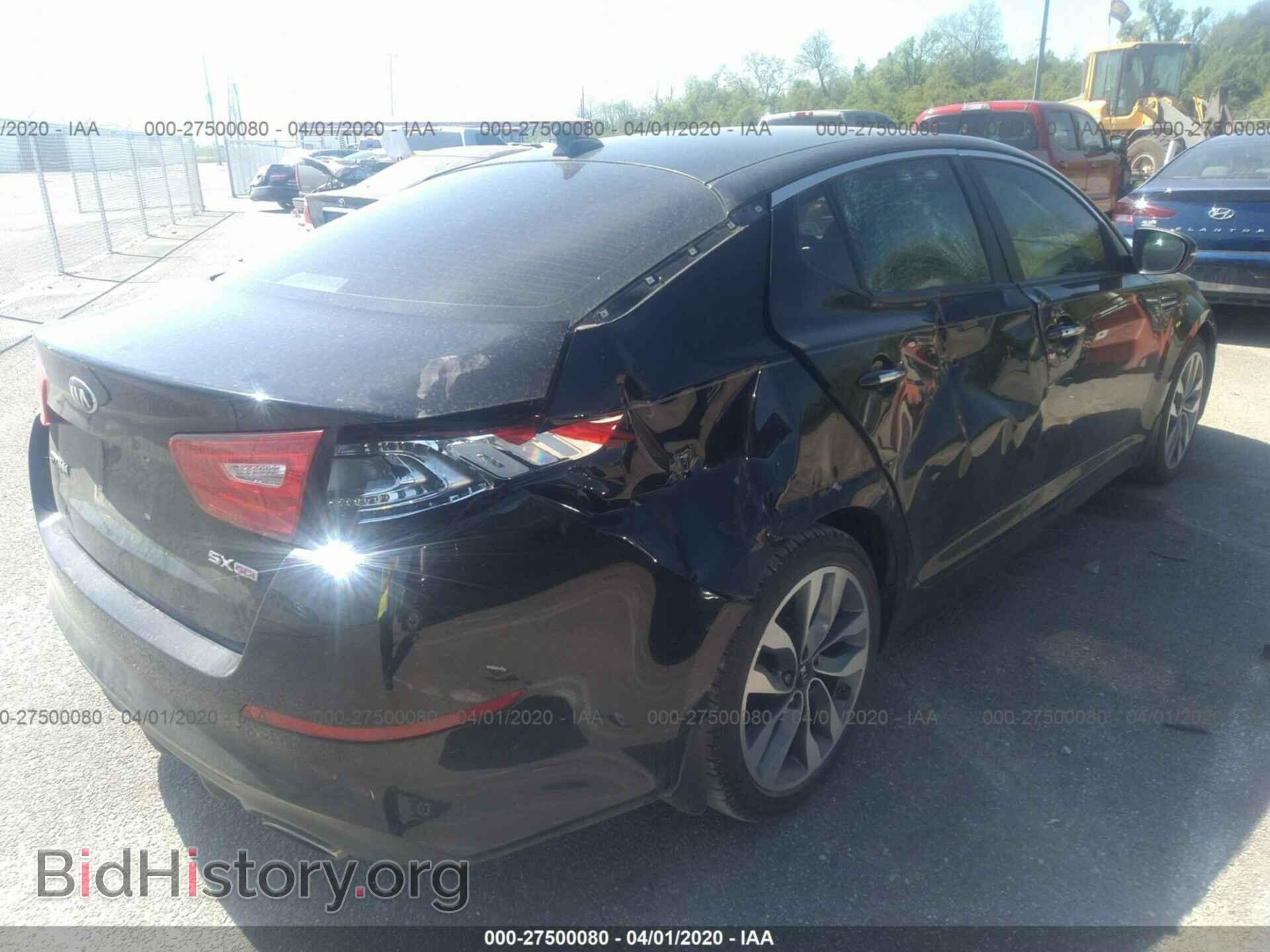 2014 KIA OPTIMA - VIN: 5XXGR4A70EG283819 - Фото 4