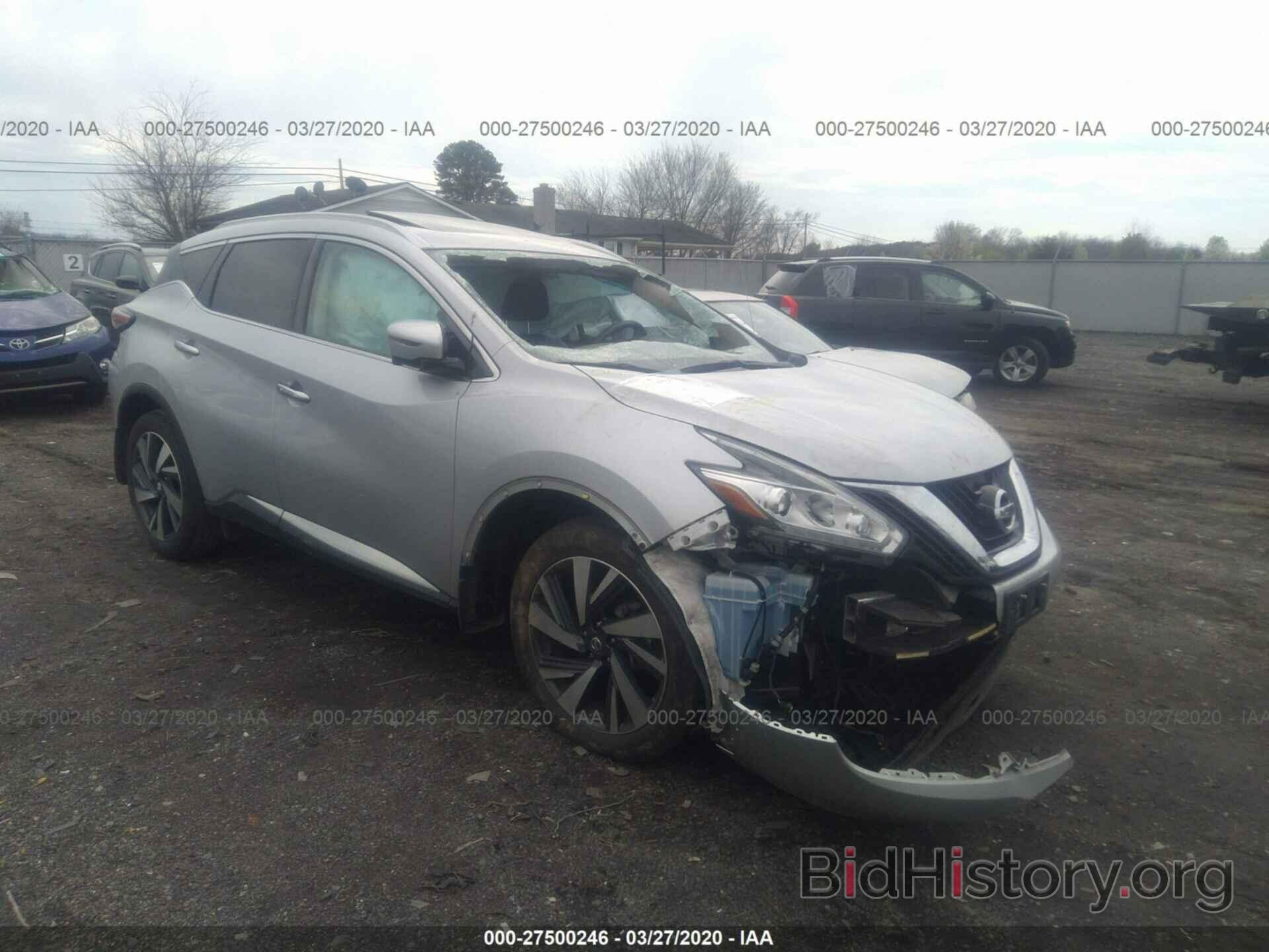 Photo 5N1AZ2MH5JN111827 - NISSAN MURANO 2018