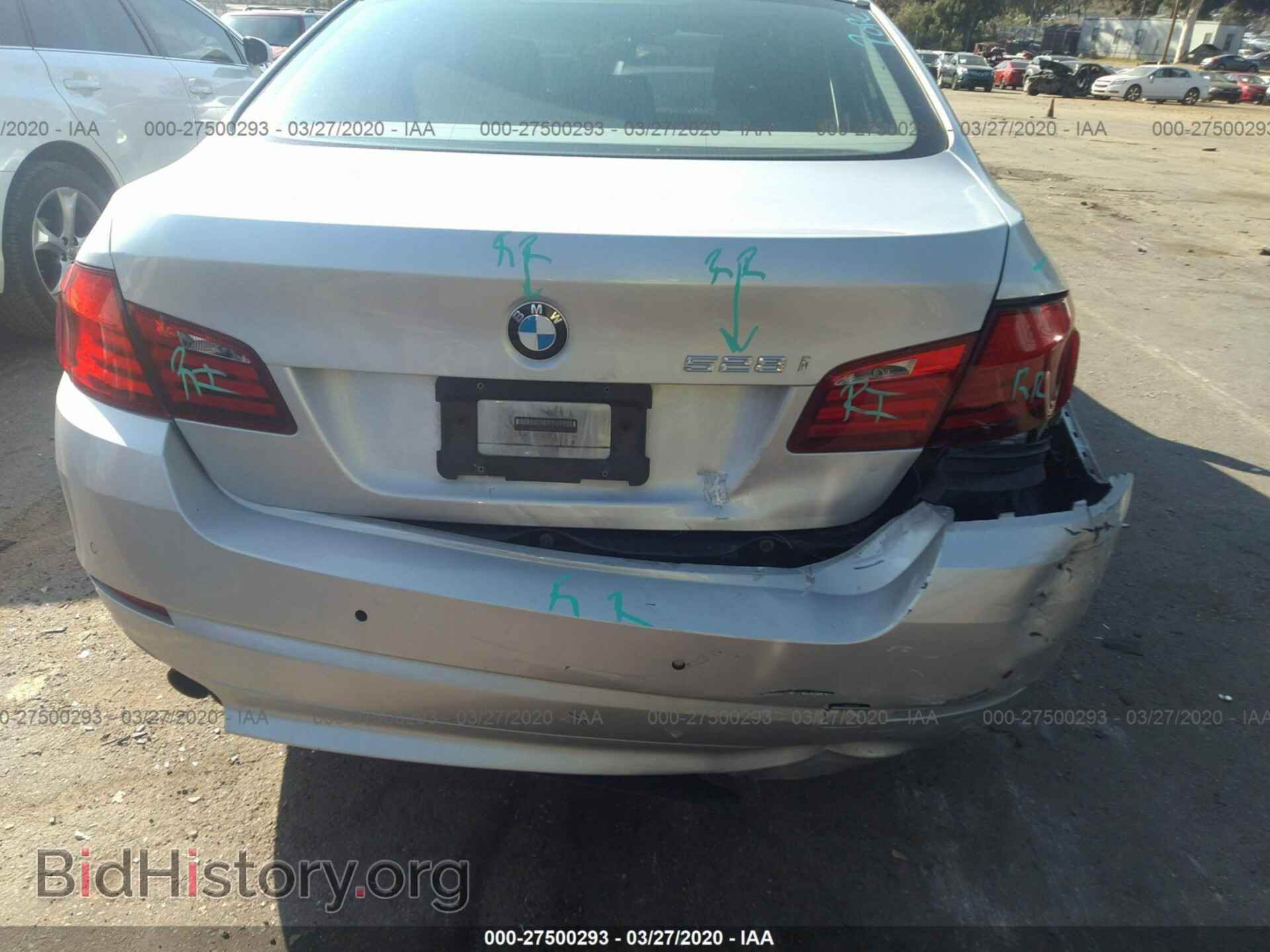 2011 BMW 528 - VIN: WBAFR1C5XBC743356 - Фото 6