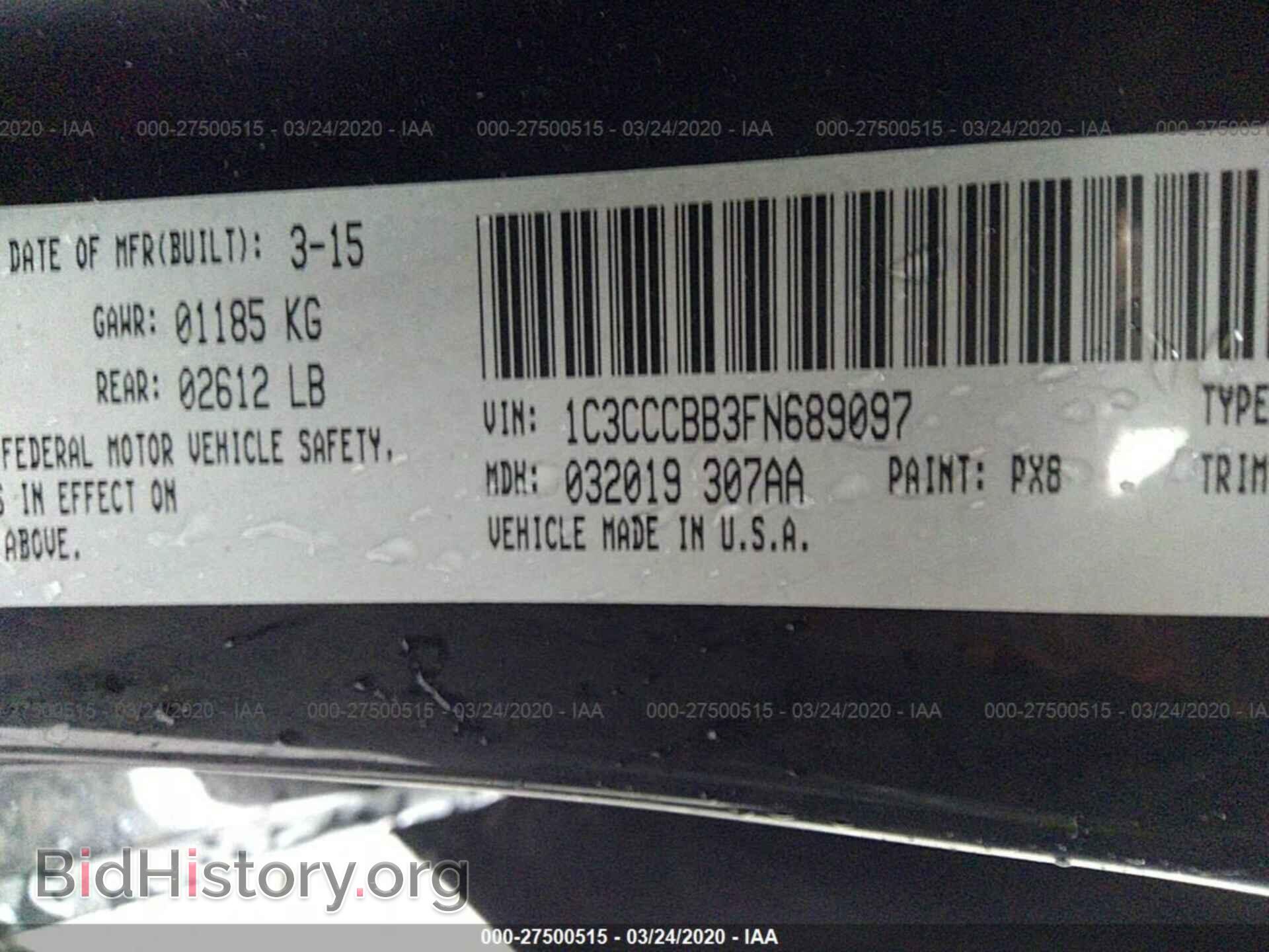 2015 CHRYSLER 200 - VIN: 1C3CCCBB3FN689097 - Photo 9