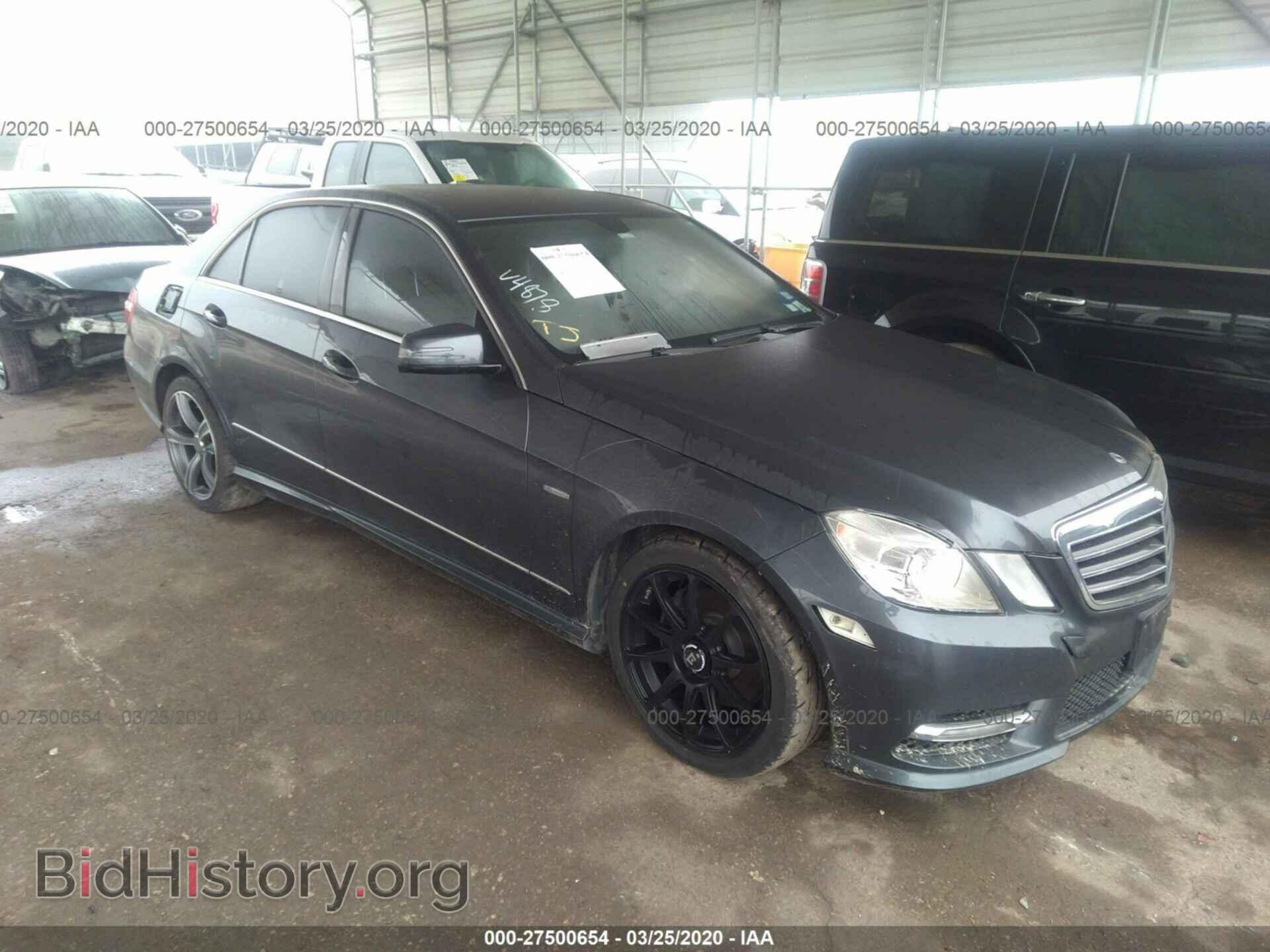 Photo WDDHF5KB2CA525434 - MERCEDES-BENZ E 2012