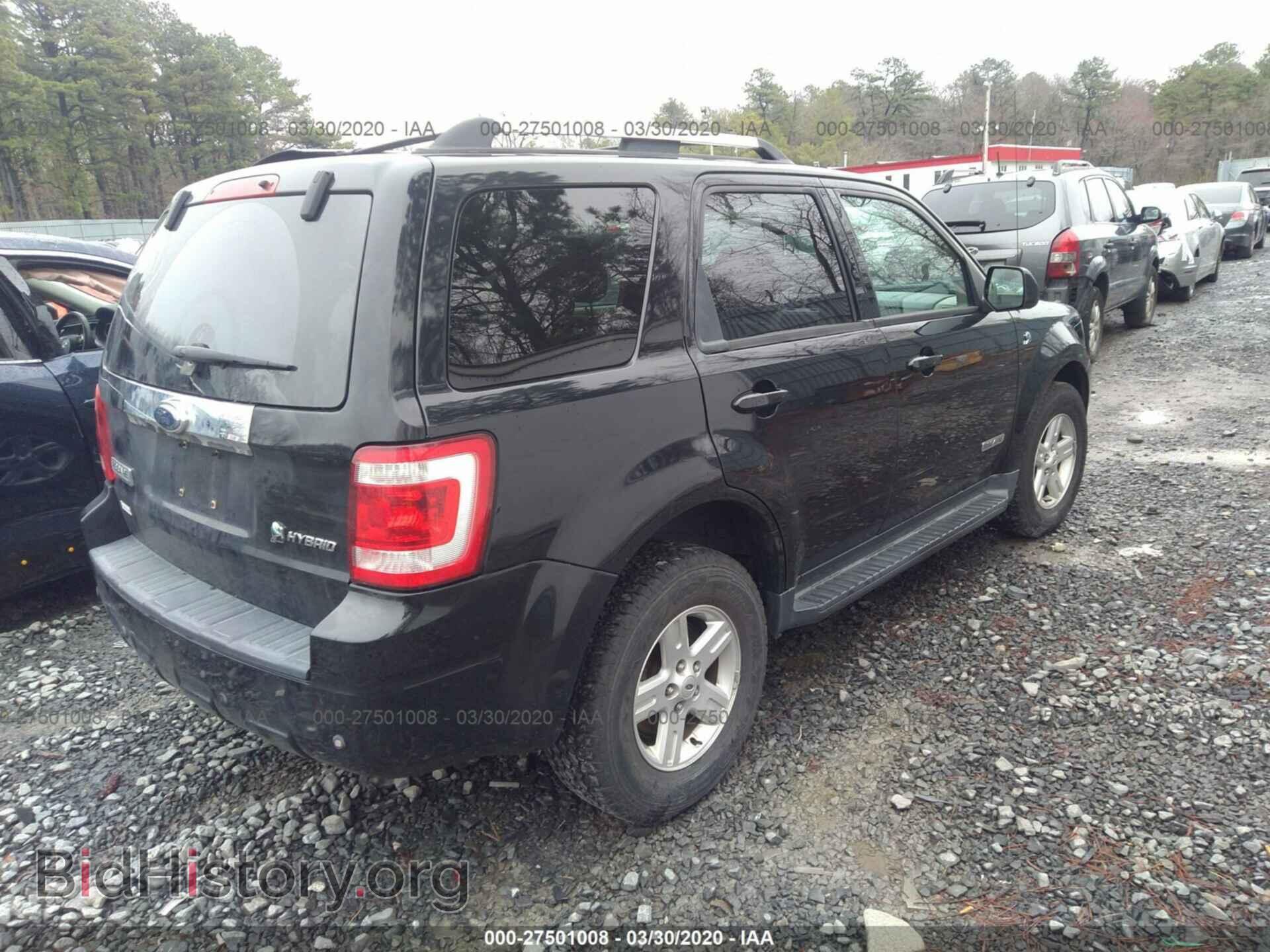 2008 FORD ESCAPE - VIN: 1FMCU59H98KB25792 - Фото 4