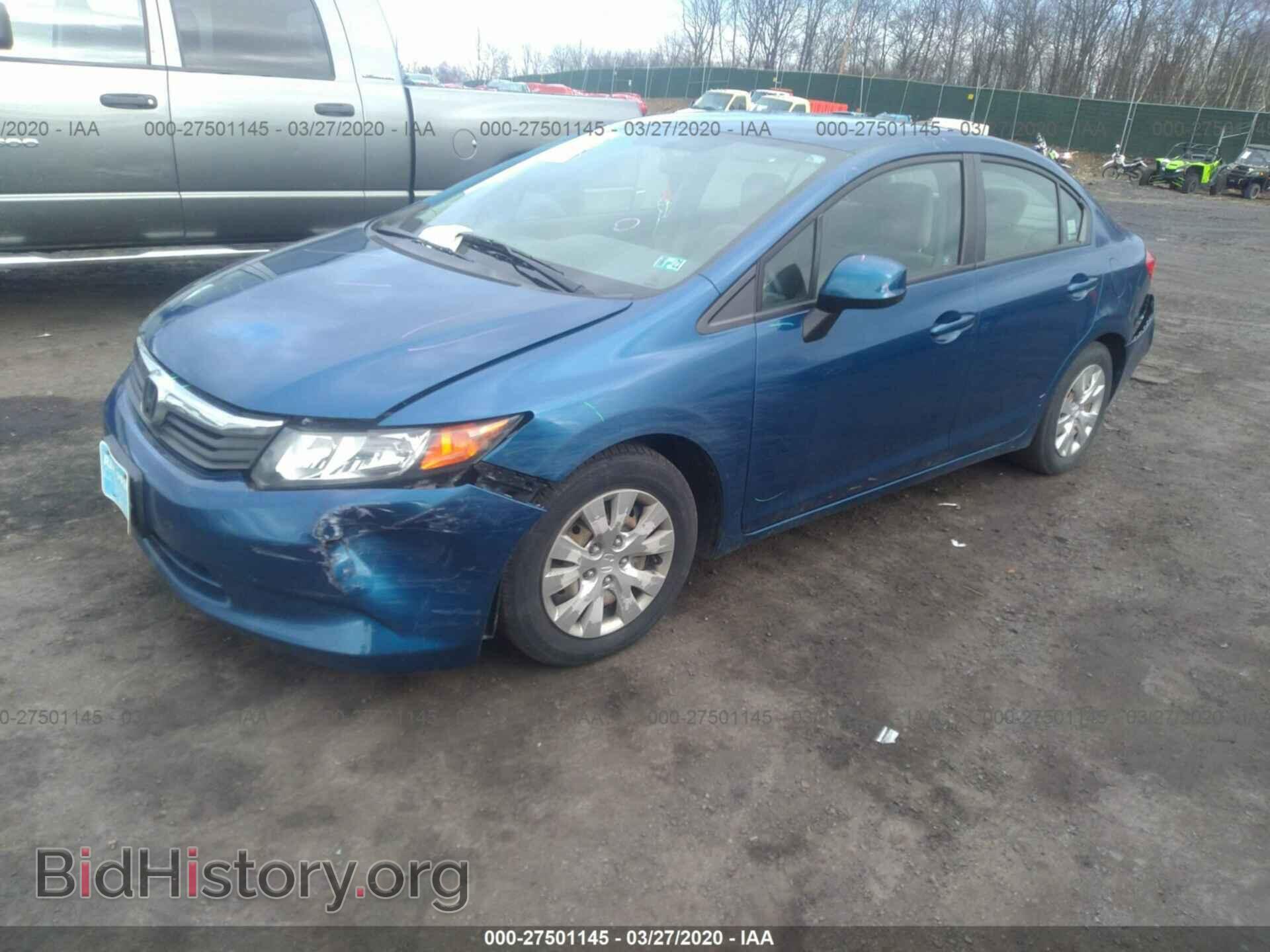 2012 HONDA CIVIC - VIN: 2HGFB2F5XCH514524 - Photo 2