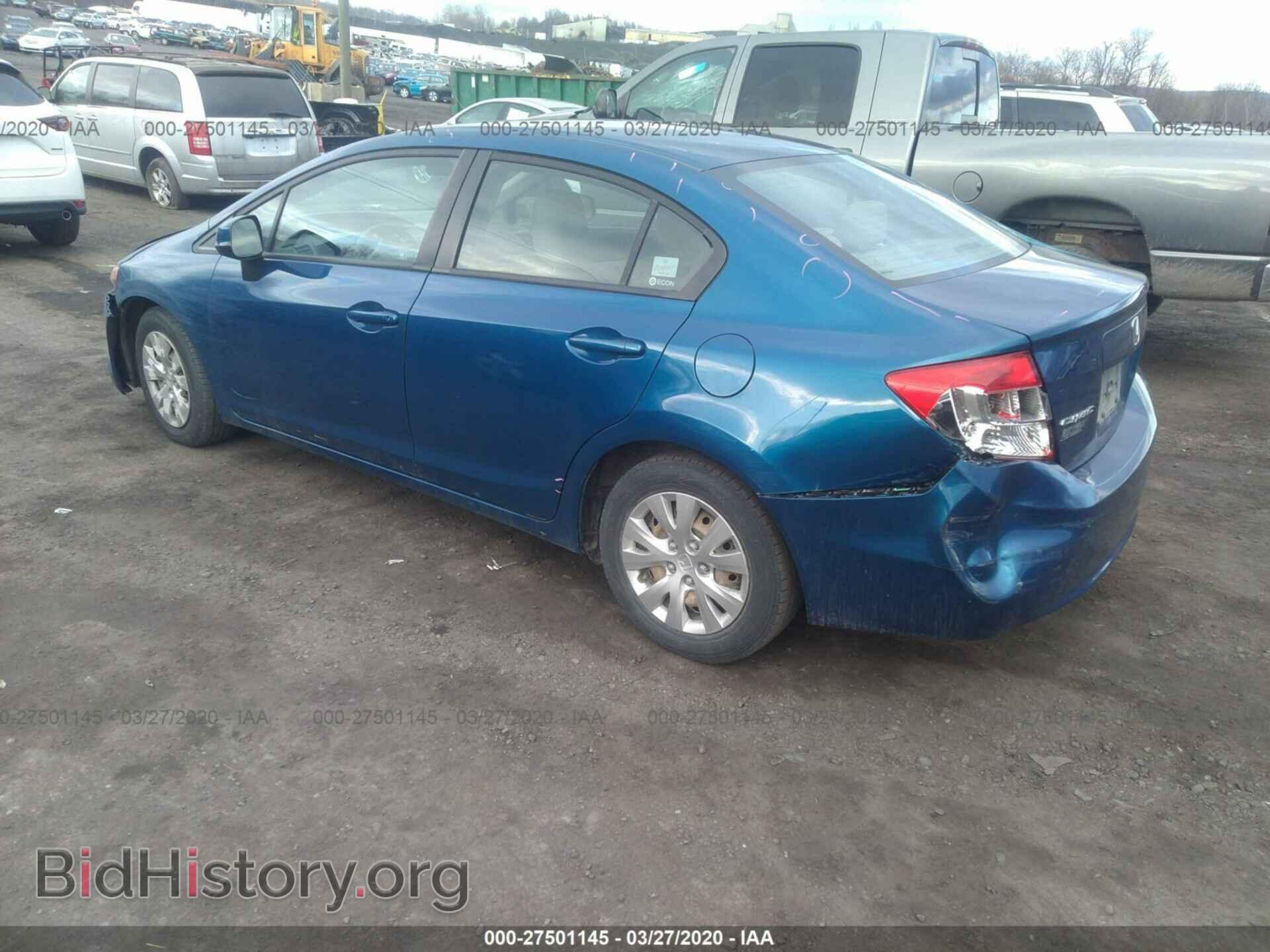 2012 HONDA CIVIC - VIN: 2HGFB2F5XCH514524 - Photo 3