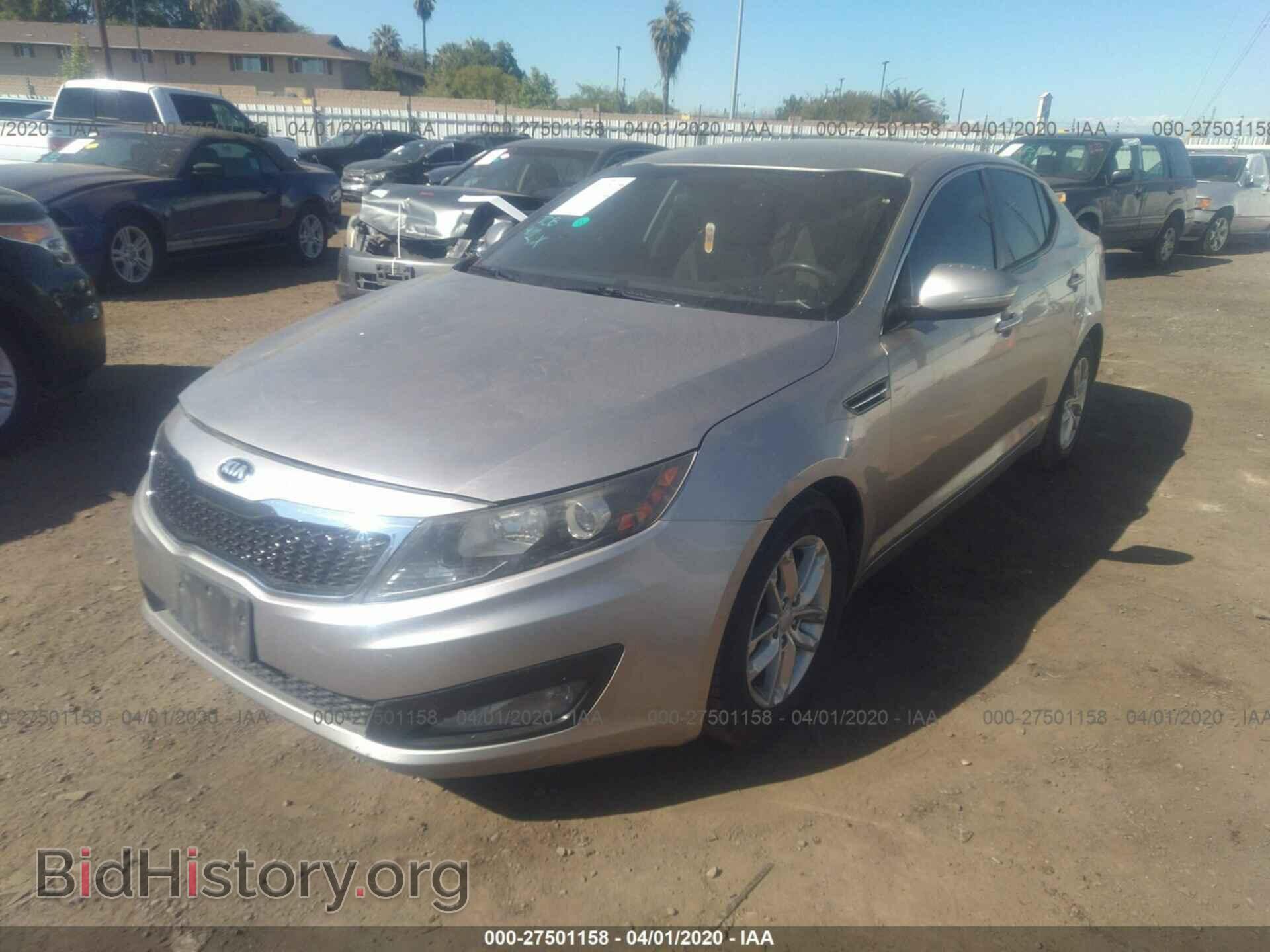 2013 KIA OPTIMA - VIN: KNAGM4A72D5378249 - Фото 2