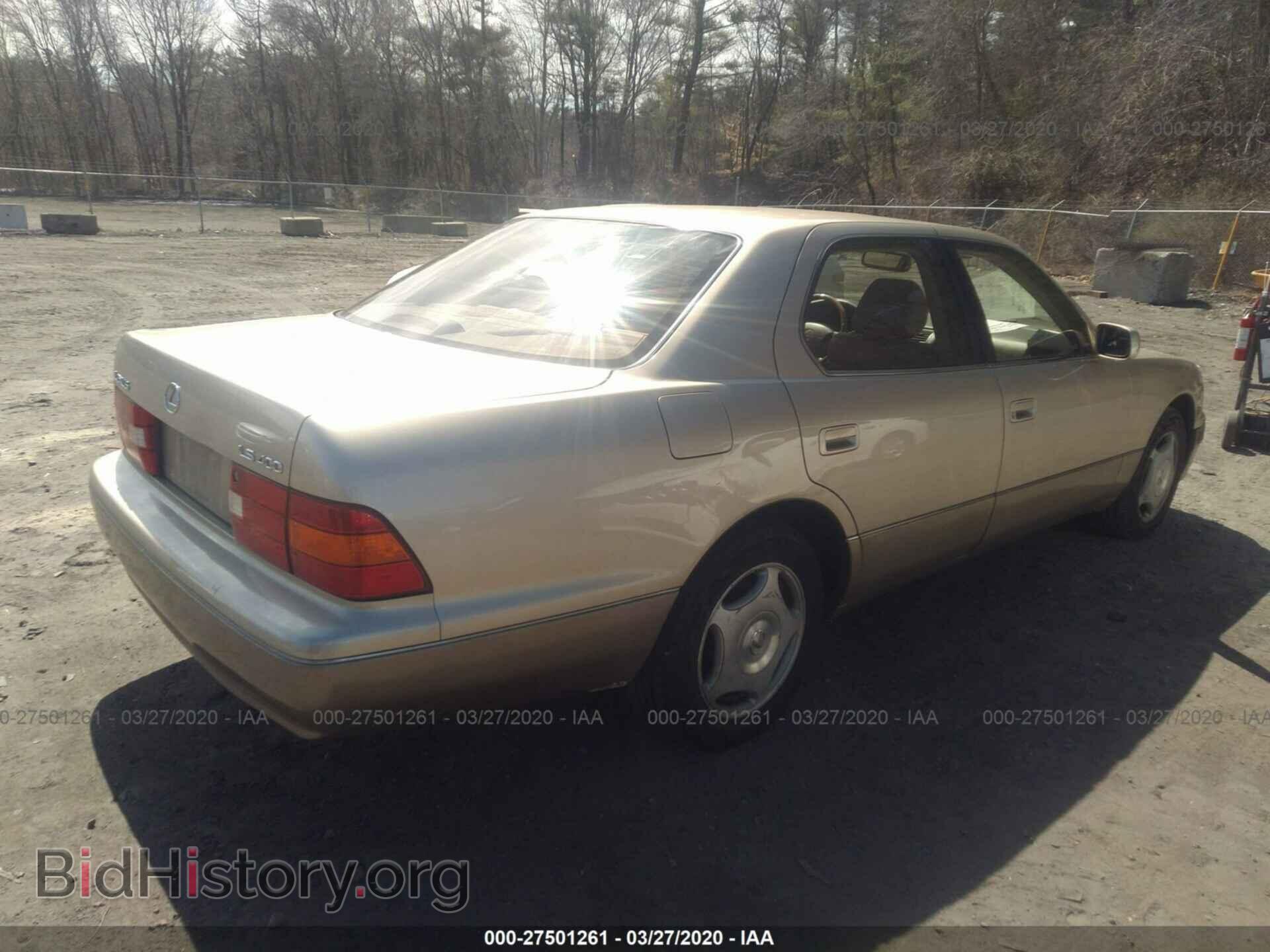 1999 LEXUS LS - VIN: JT8BH28F2X0162128 - Фото 4