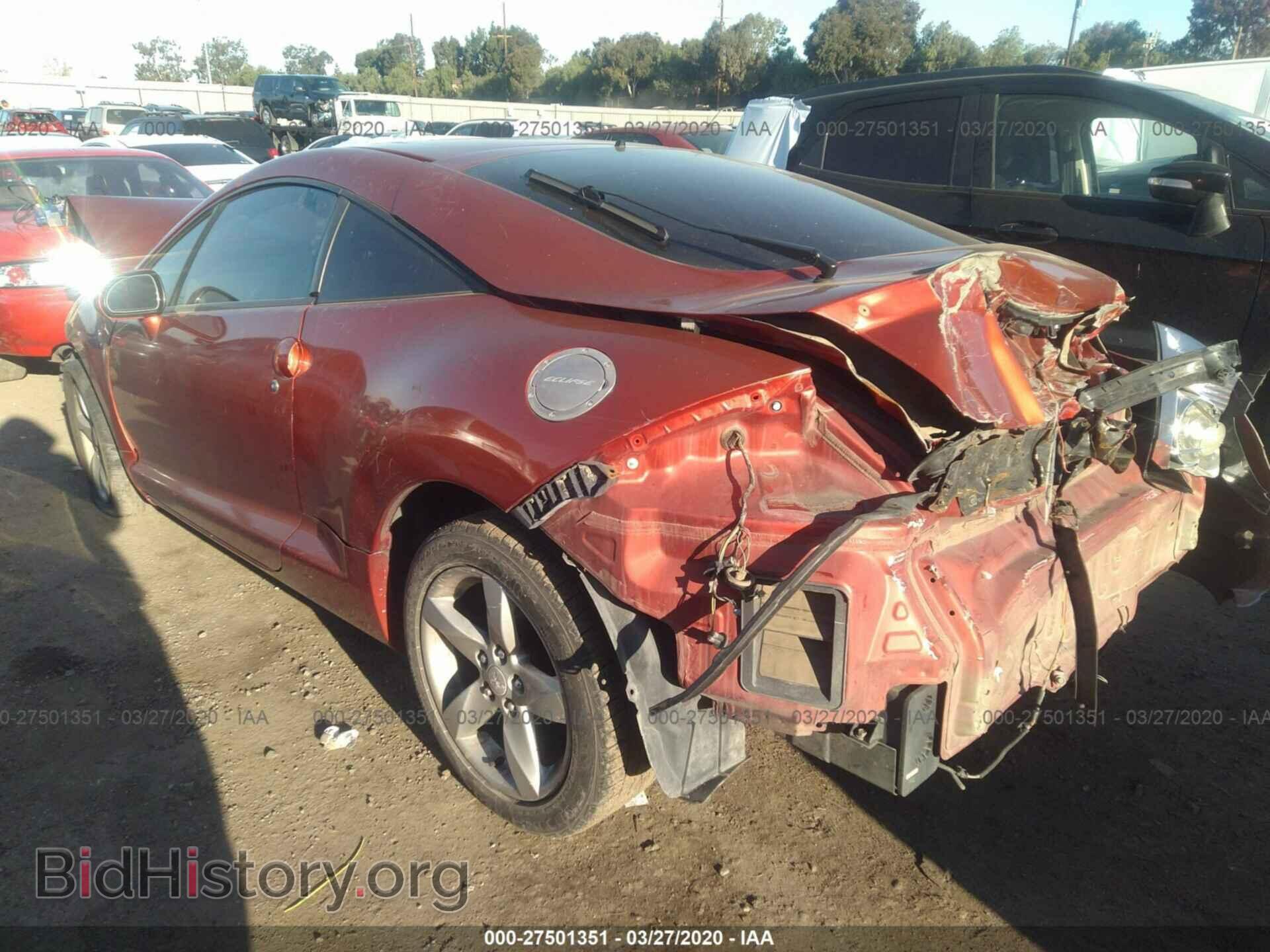 2007 MITSUBISHI ECLIPSE - VIN: 4A3AK24F57E065803 - Фото 3