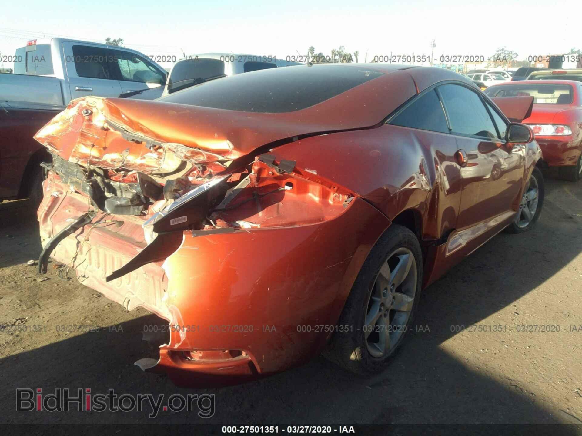 2007 MITSUBISHI ECLIPSE - VIN: 4A3AK24F57E065803 - Фото 4