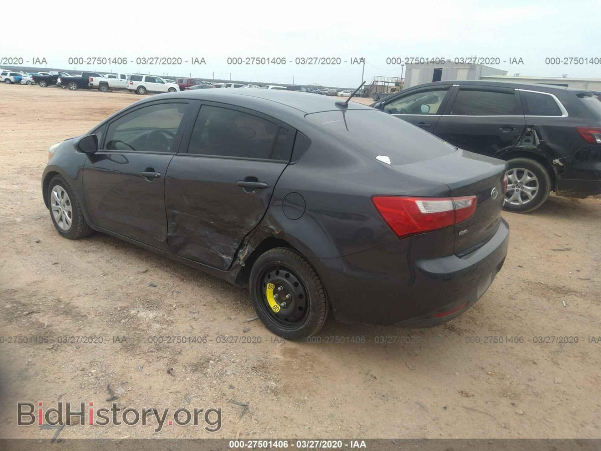 2012 KIA RIO - VIN: KNADN4A33C6051591 - Фото 3