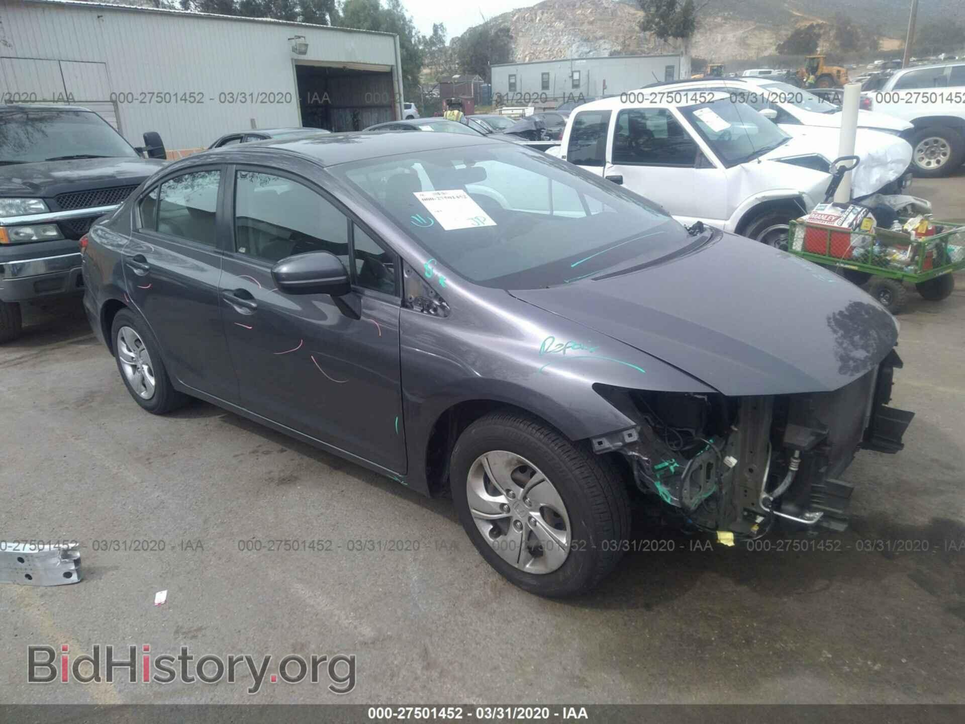 Фотография 19XFB2F53EE221206 - HONDA CIVIC 2014