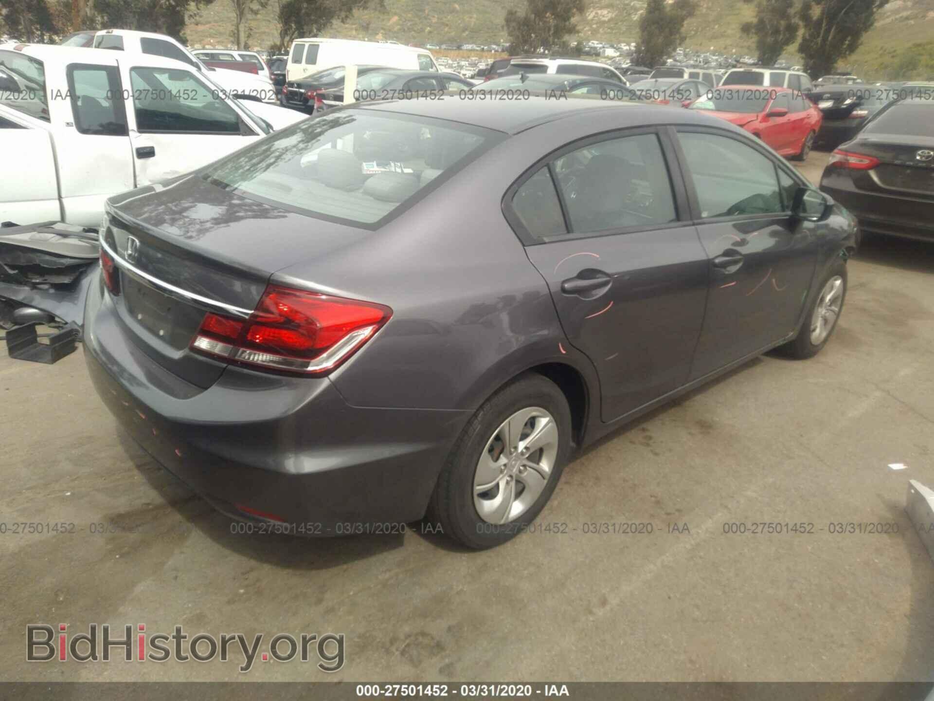 2014 HONDA CIVIC - VIN: 19XFB2F53EE221206 - Фото 4