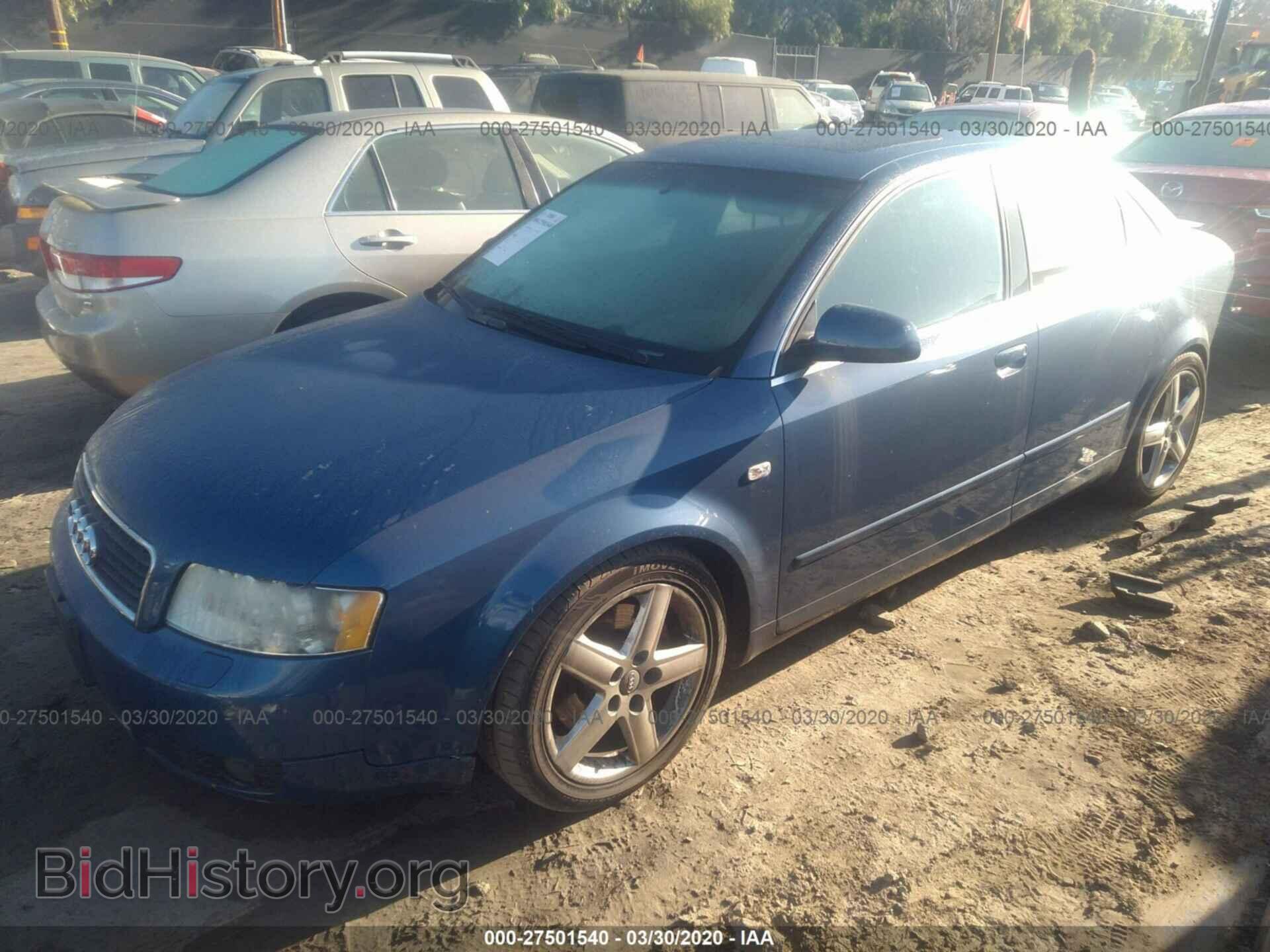 2002 AUDI A4 - VIN: WAULT68E92A184873 - Фото 2