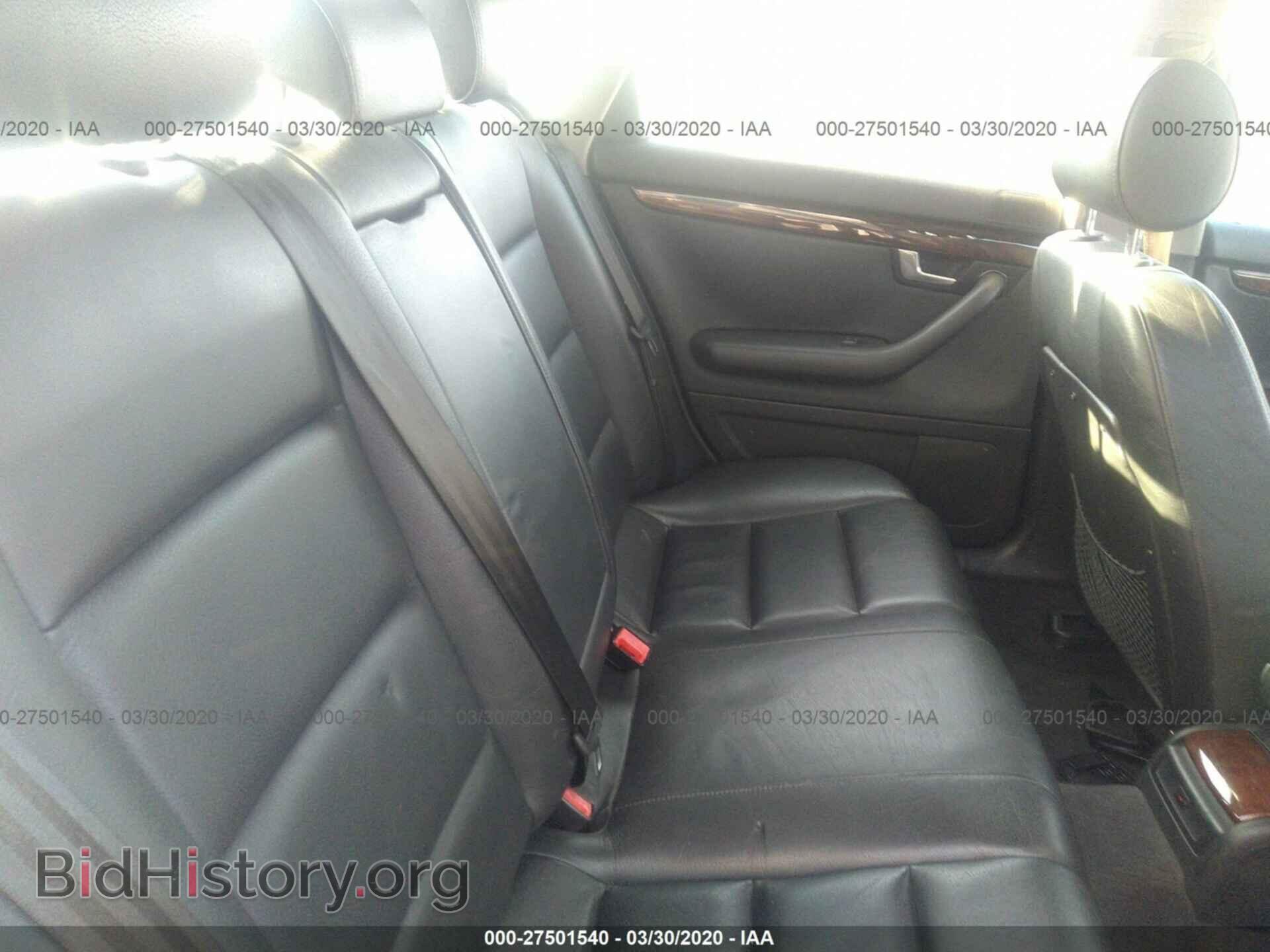 2002 AUDI A4 - VIN: WAULT68E92A184873 - Фото 8