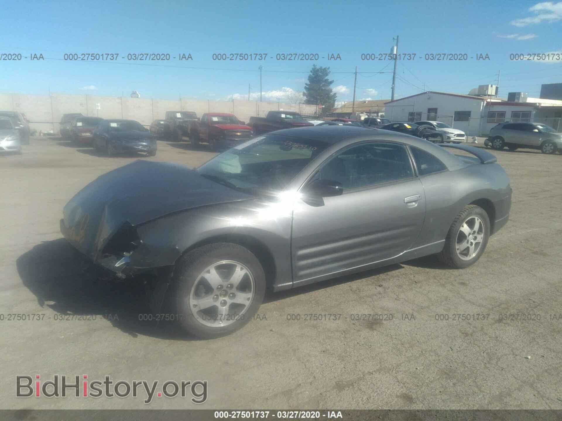 2003 MITSUBISHI ECLIPSE - VIN: 4A3AC44G63E137152 - Фото 2
