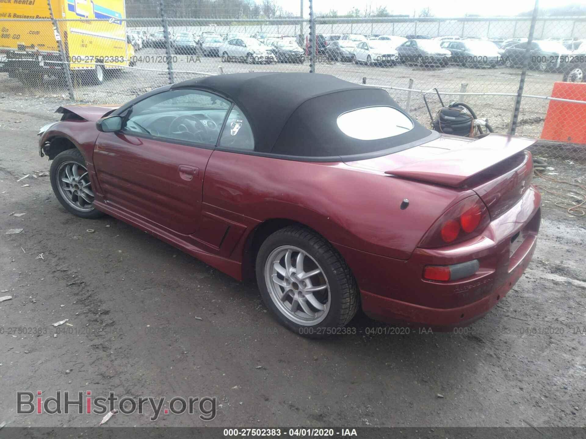 2001 MITSUBISHI ECLIPSE - VIN: 4A3AE85H11E200017 - Фото 3