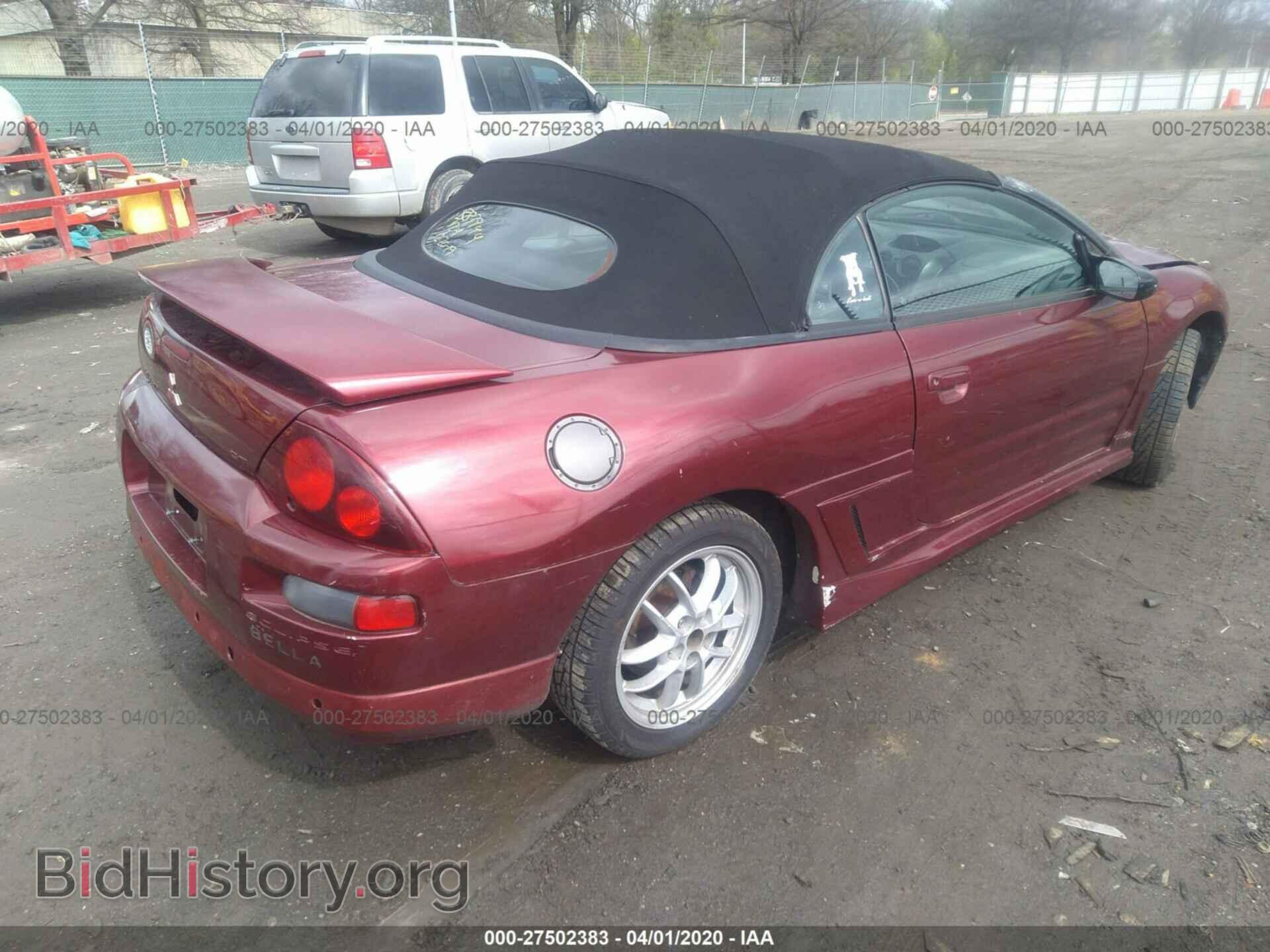 2001 MITSUBISHI ECLIPSE - VIN: 4A3AE85H11E200017 - Фото 4