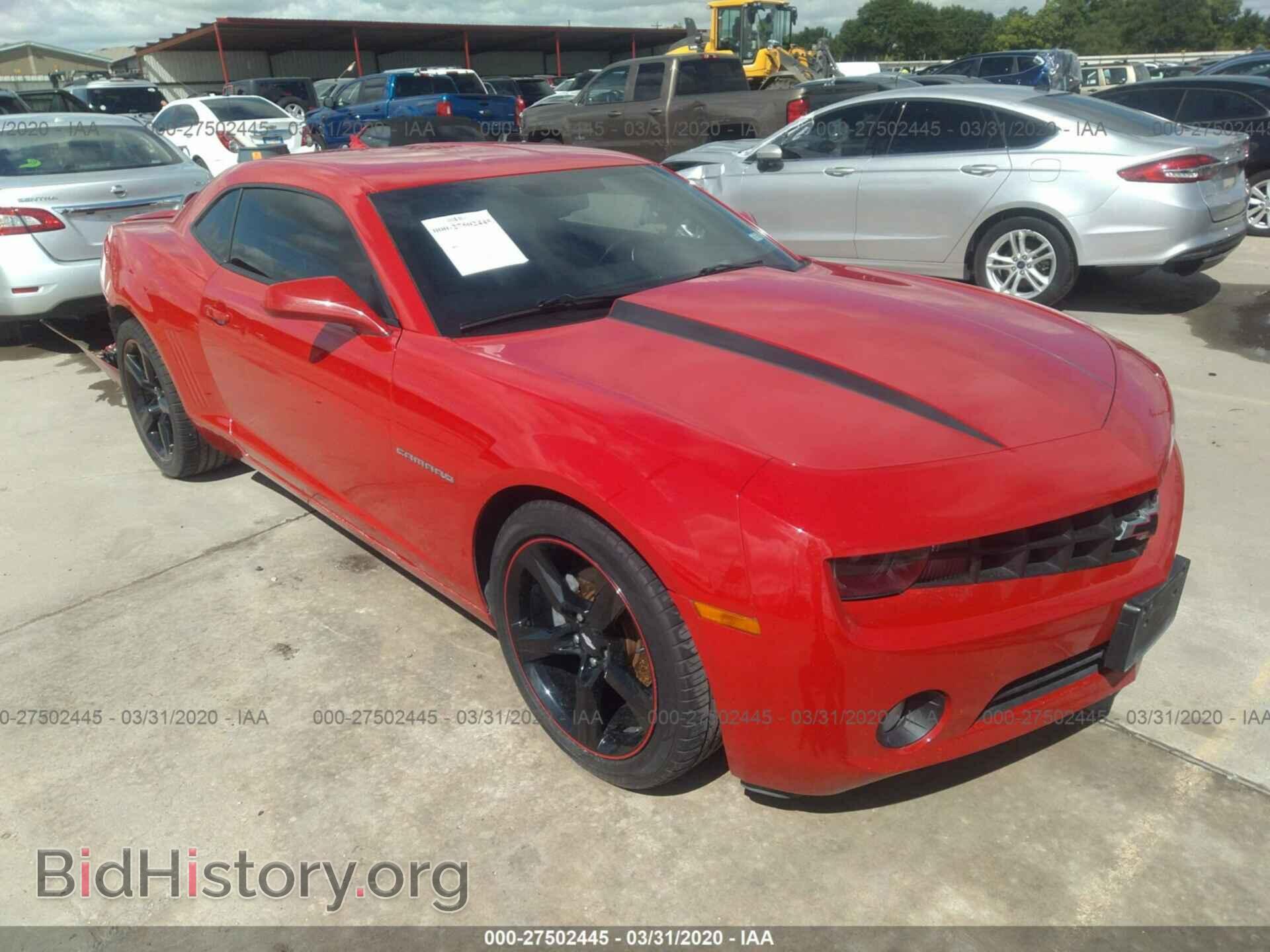 Photo 2G1FC1E31C9124193 - CHEVROLET CAMARO 2012
