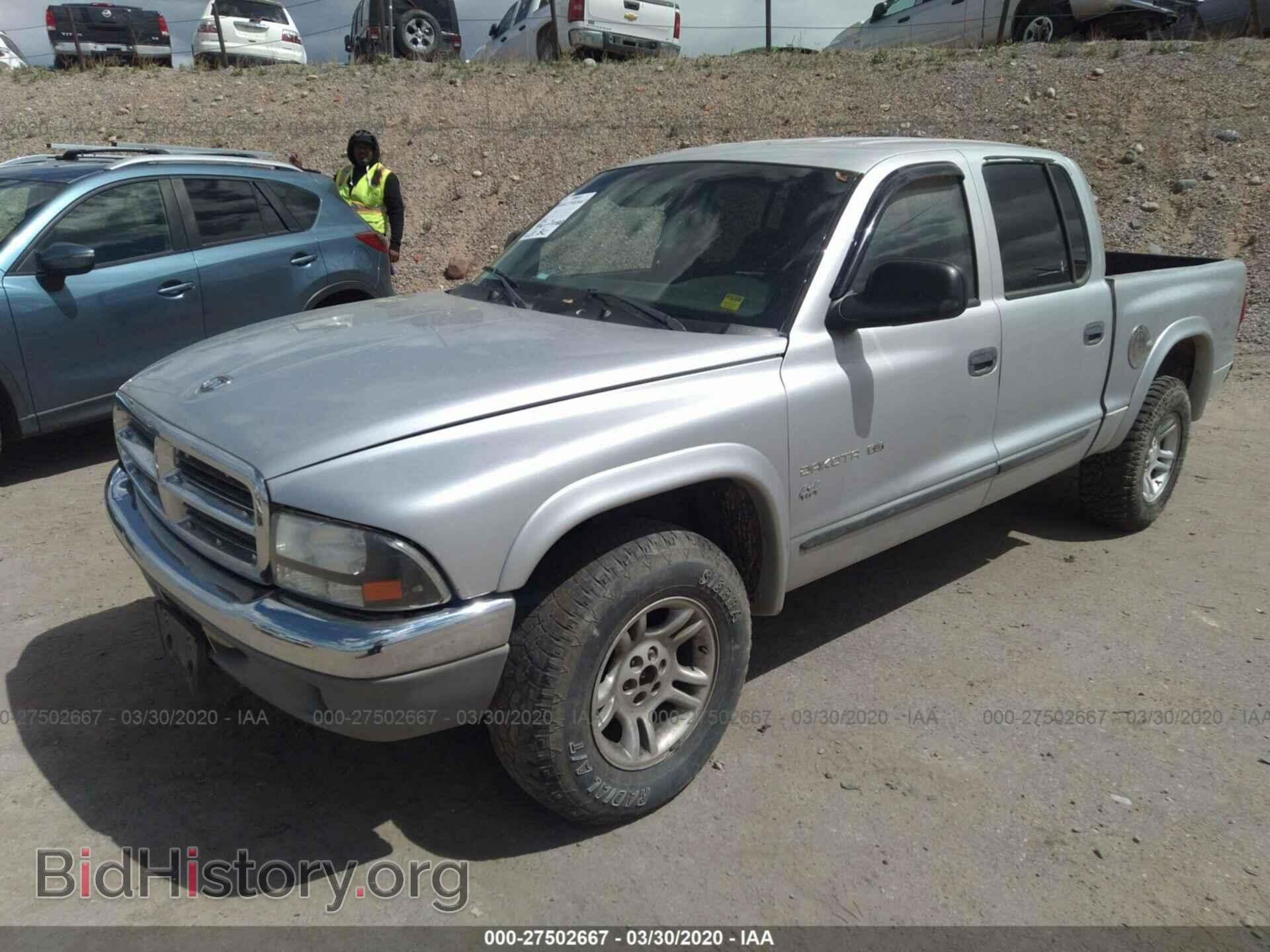 2001 DODGE DAKOTA - VIN: 1B7HG2AN61S348296 - Фото 2